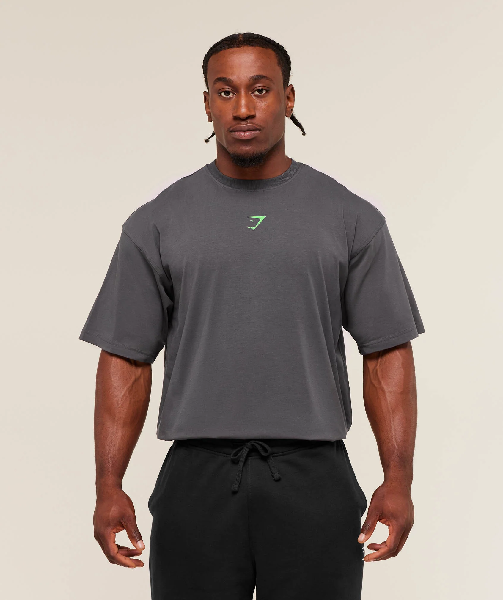 Gymshark Power T-Shirt - Grey - Image 2