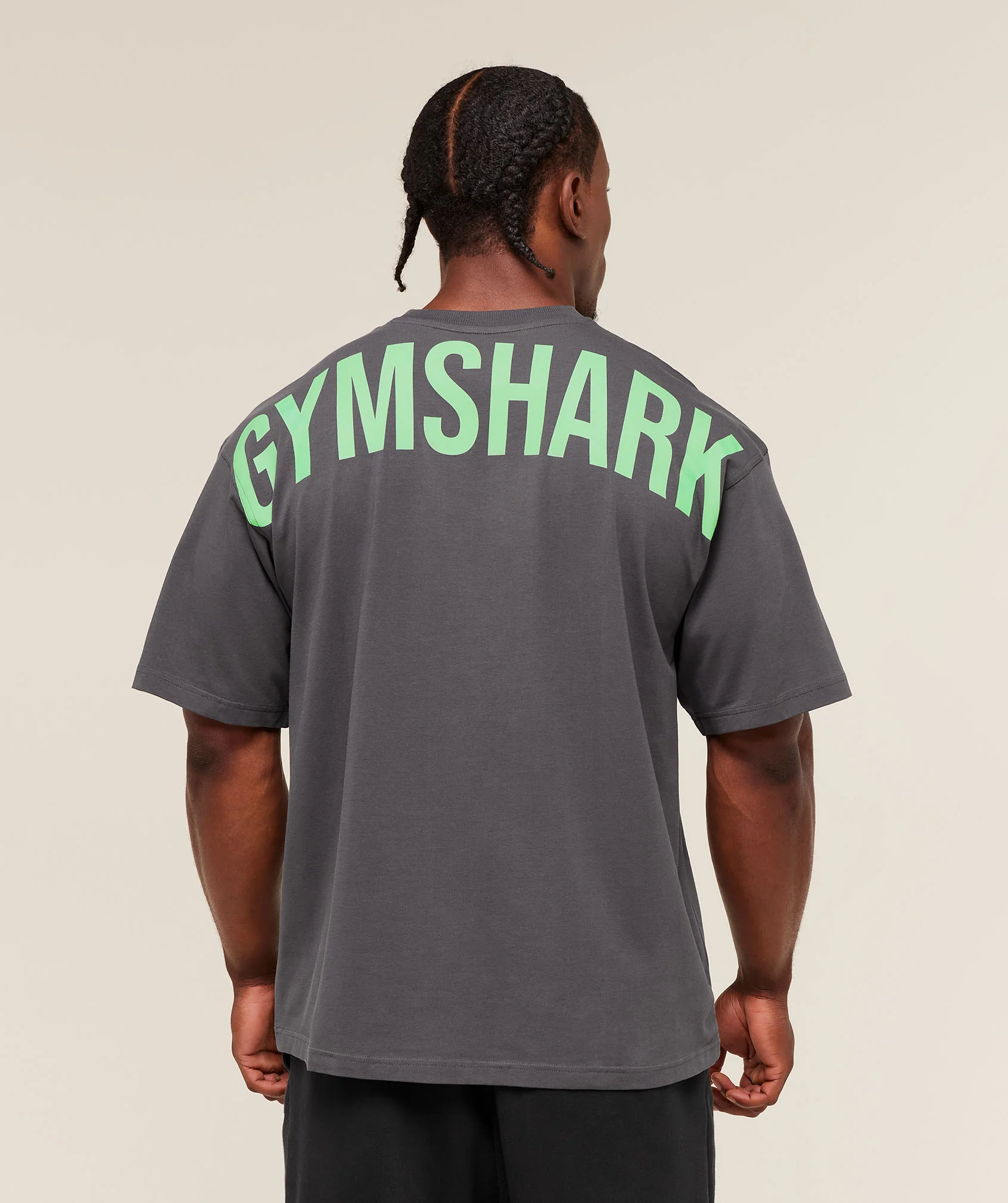 Gymshark Power T-Shirt - Grey - Image 3