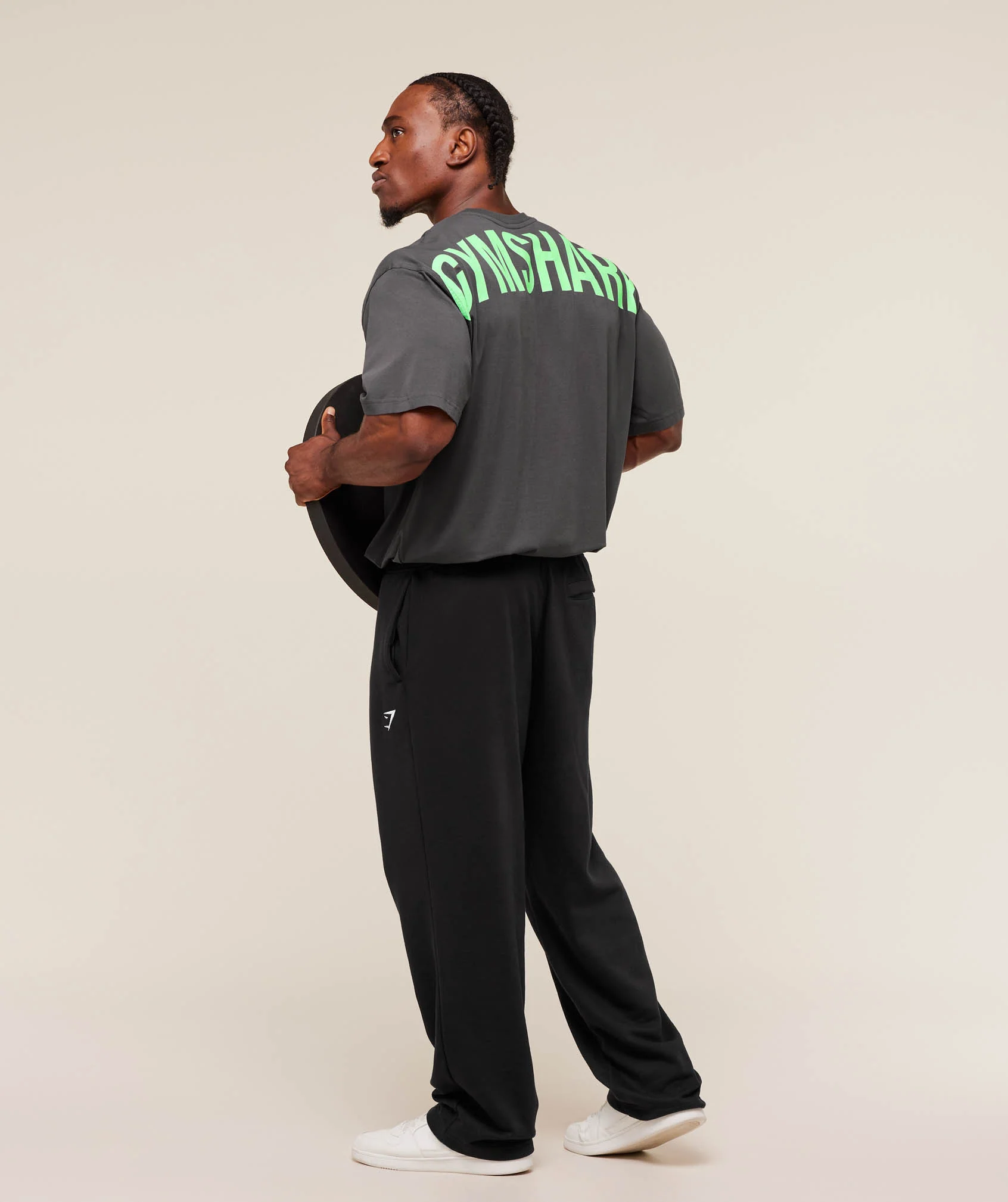 Gymshark Power T-Shirt - Grey - Image 5