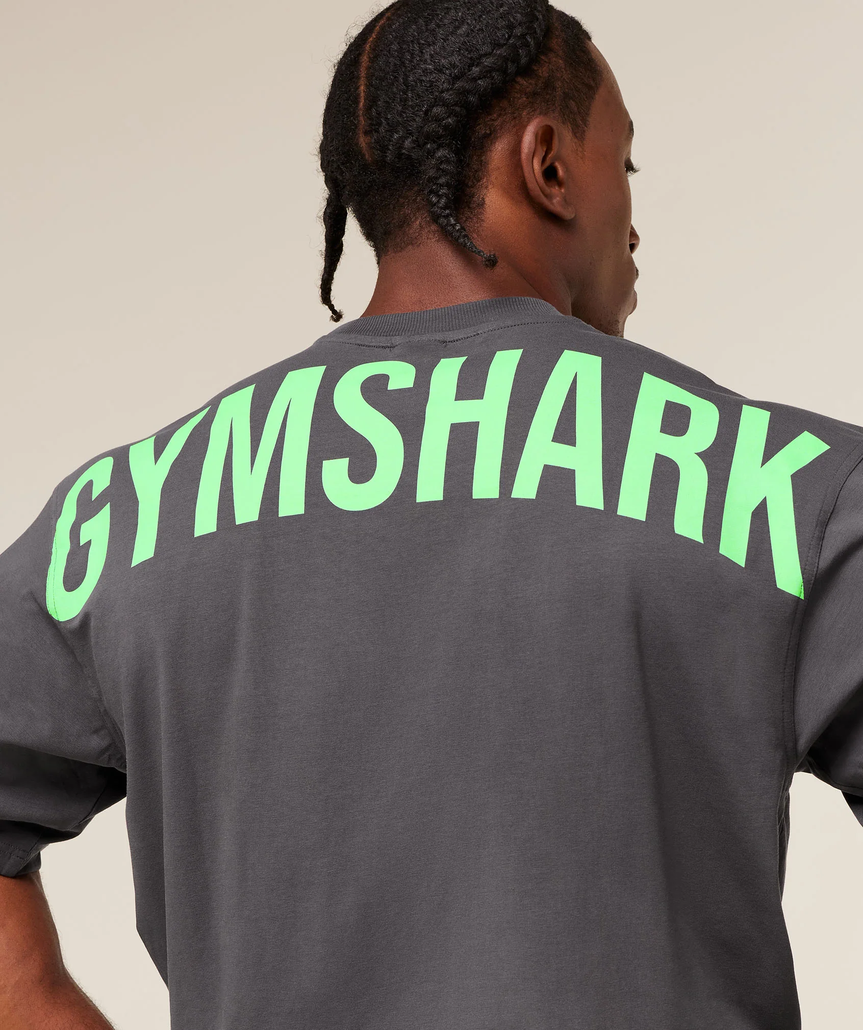 Gymshark Power T-Shirt - Grey - Image 6