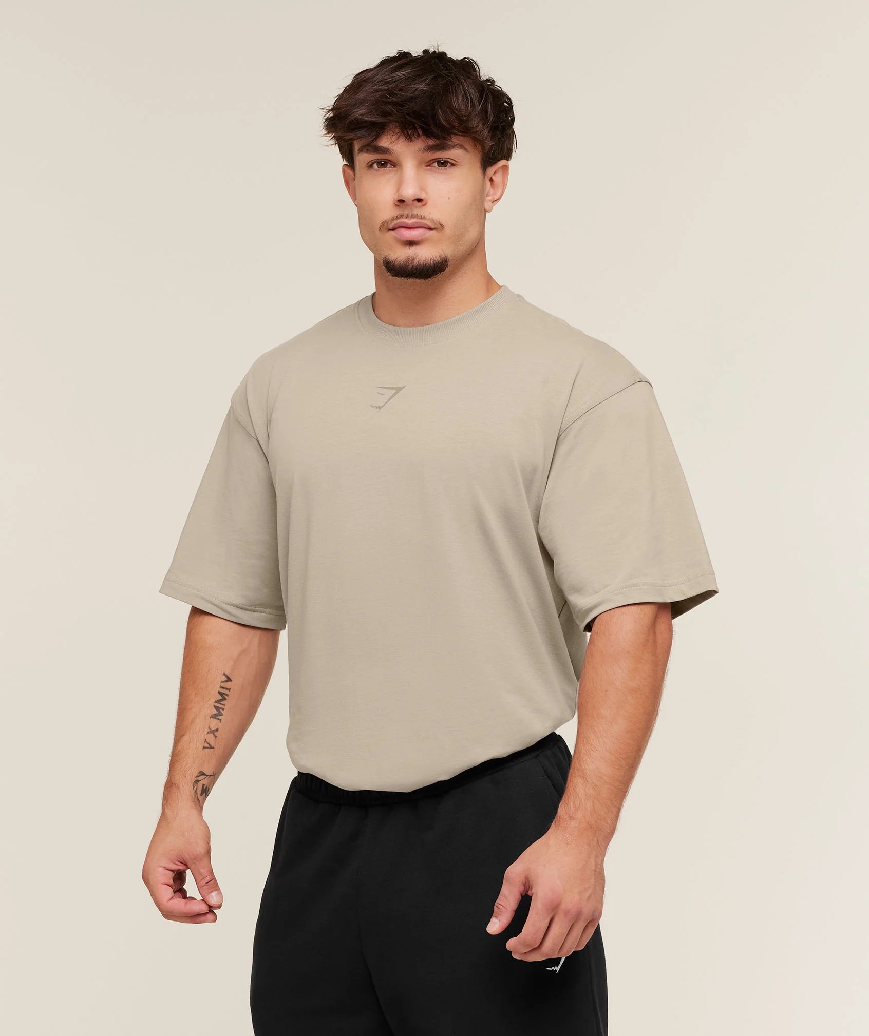 Gymshark Power T-Shirt - Mushroom Grey - Image 3