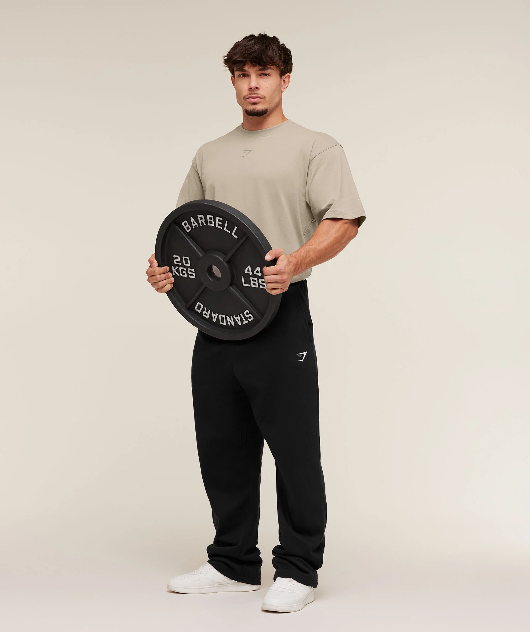 Gymshark Power T-Shirt - Mushroom Grey - Image 5