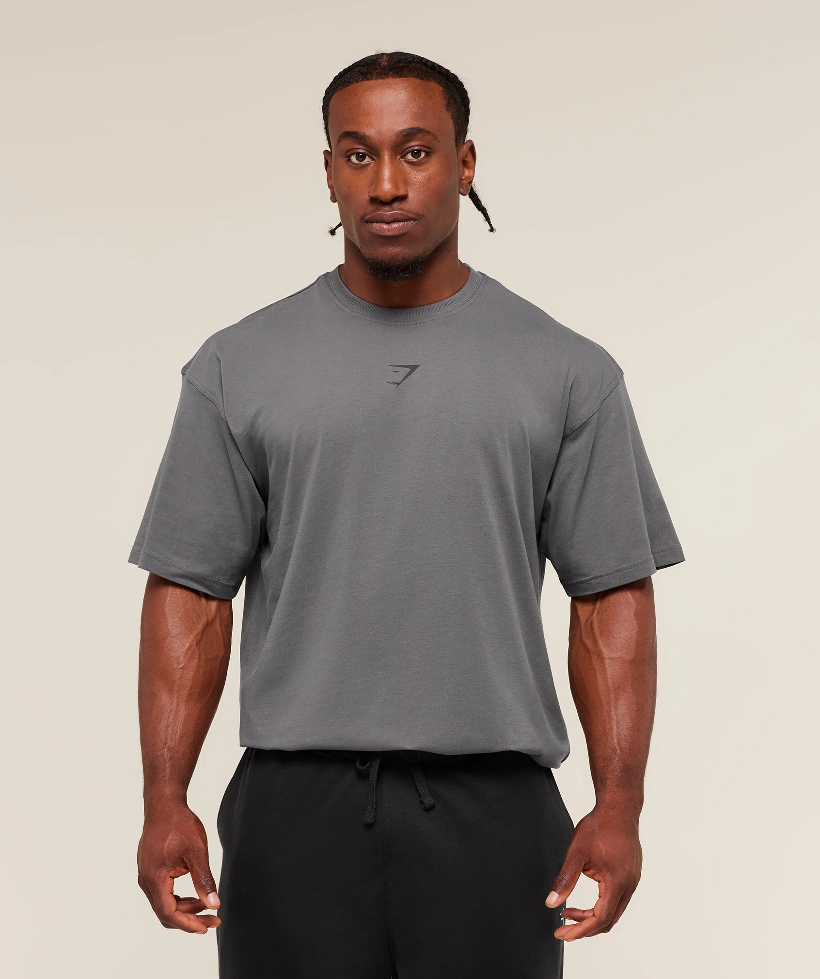 Gymshark Power T-Shirt - Dark Grey - Image 2