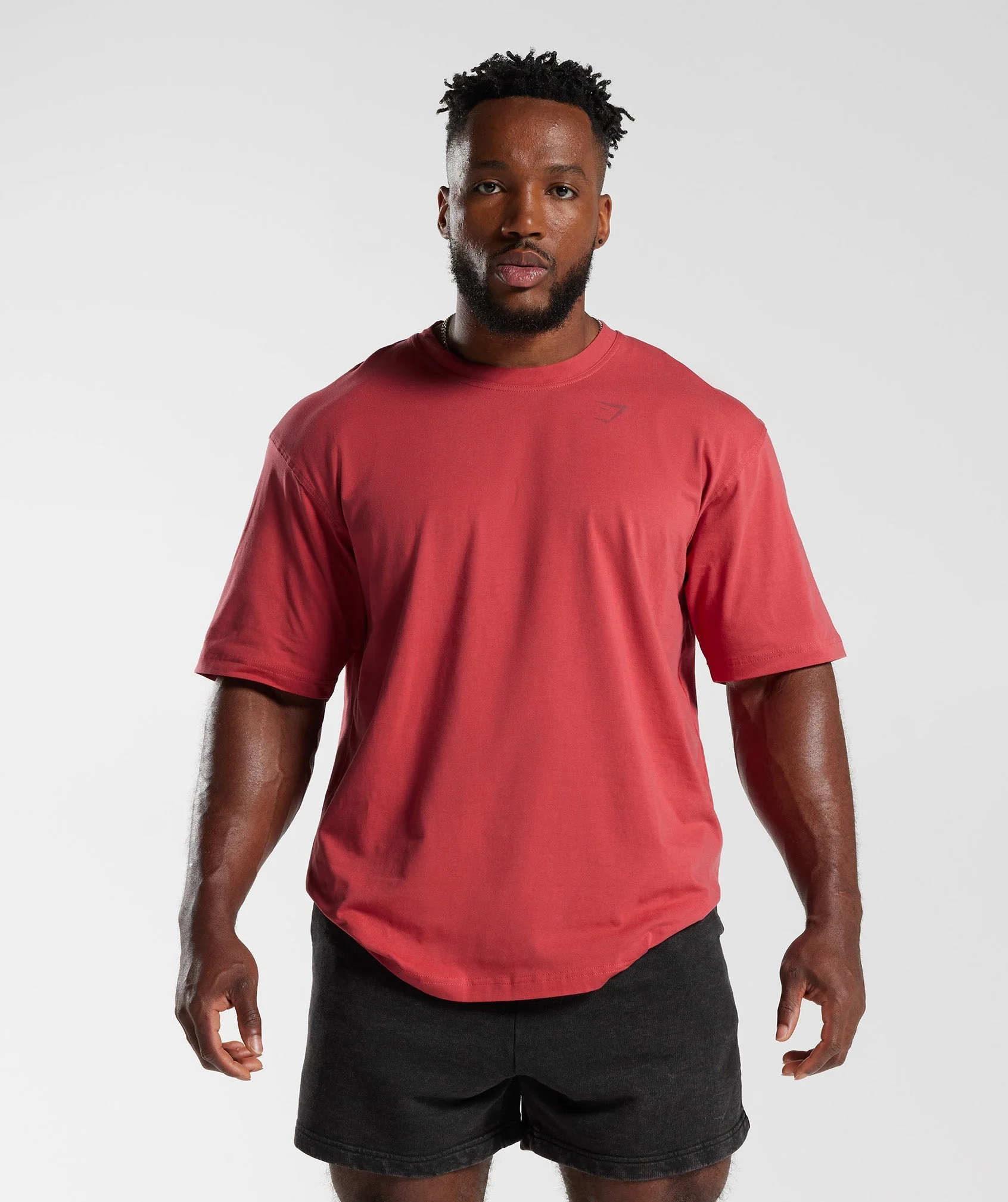 Gymshark Power T-Shirt - Sundried Red - Image 2