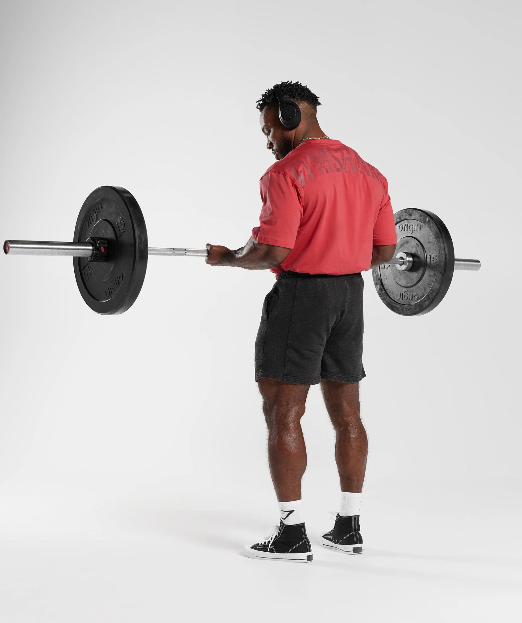 Gymshark Power T-Shirt - Sundried Red - Image 3