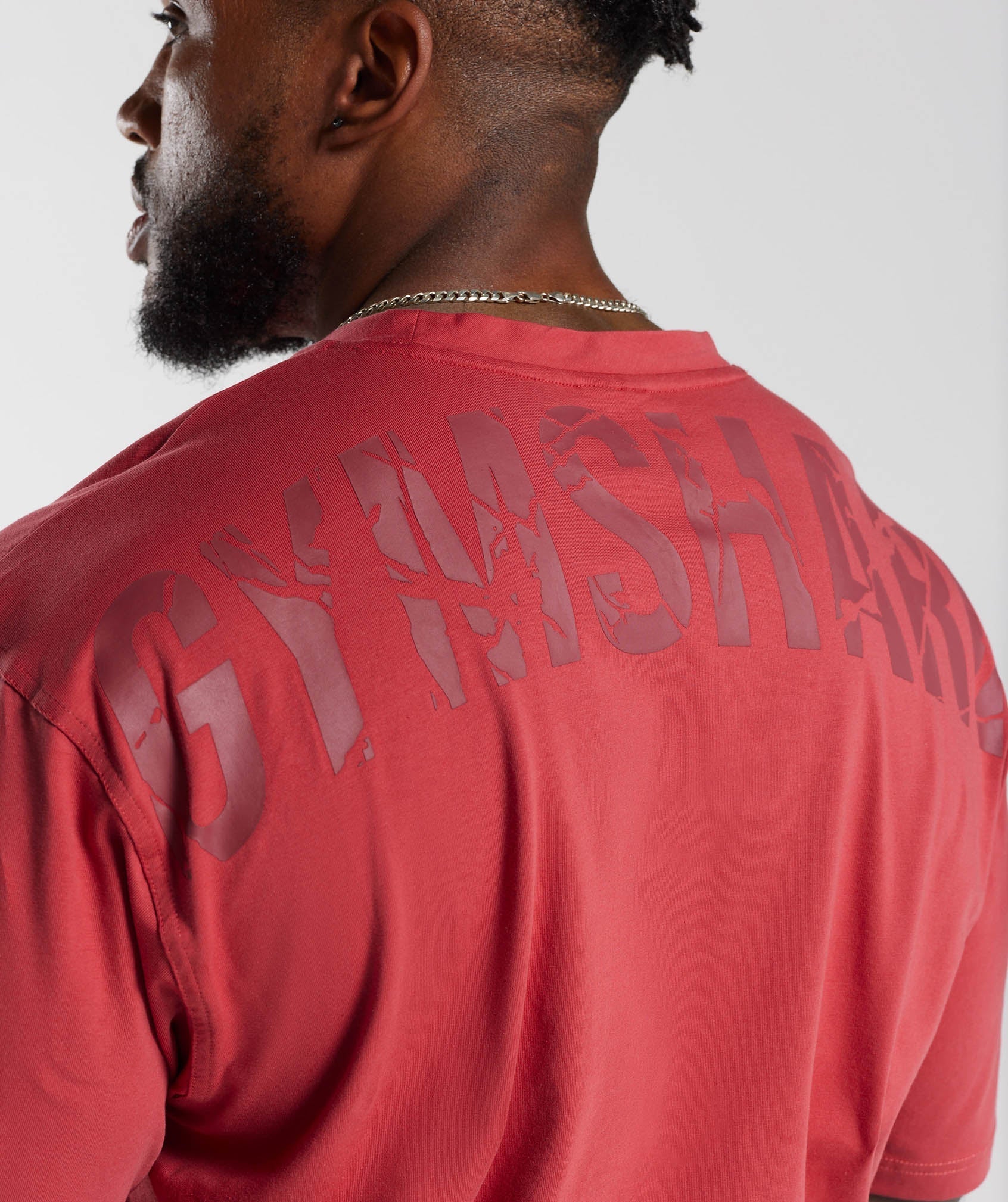 Gymshark Power T-Shirt - Sundried Red - Image 5