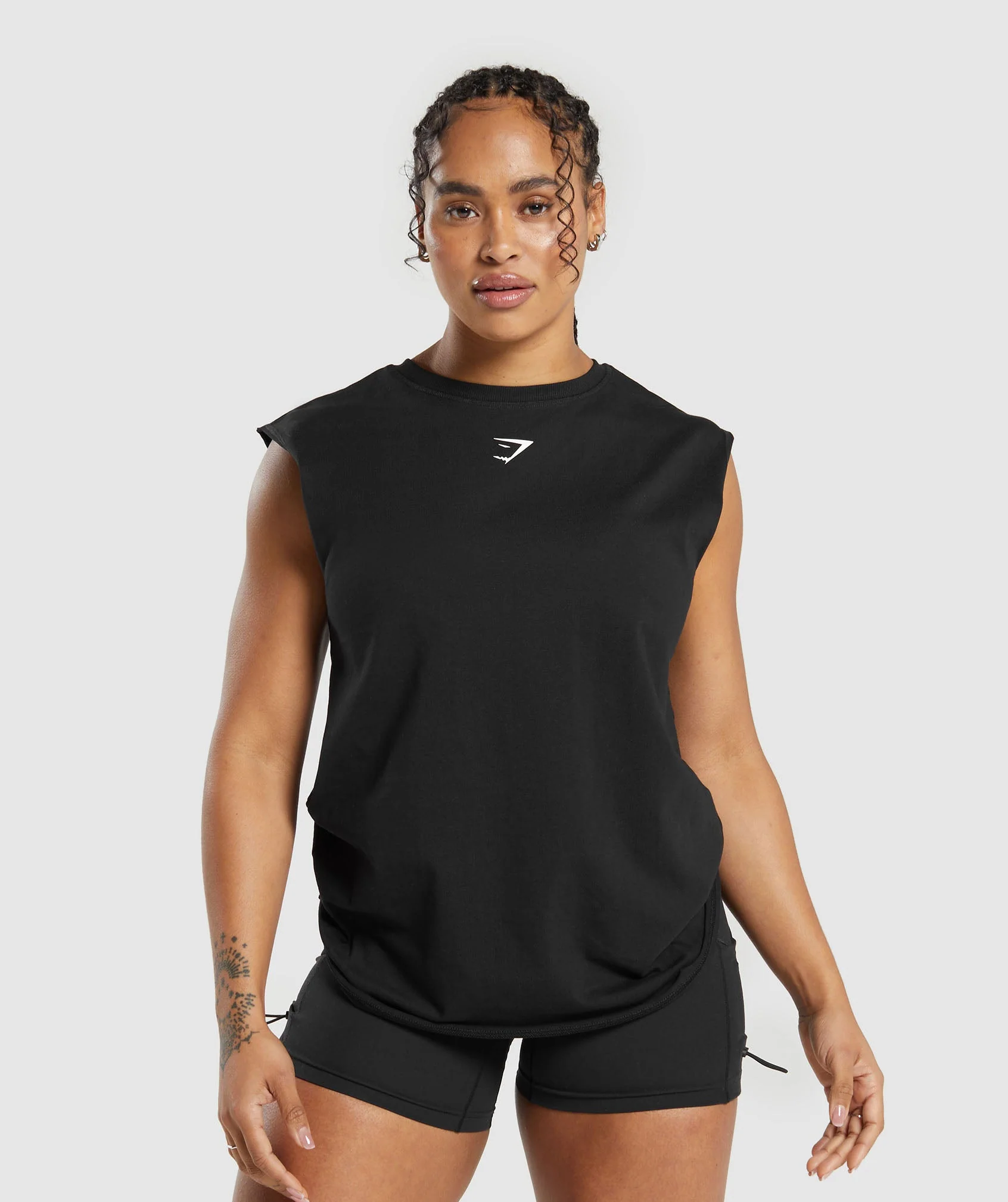 Gymshark GS Power Tank - Black - Image 2