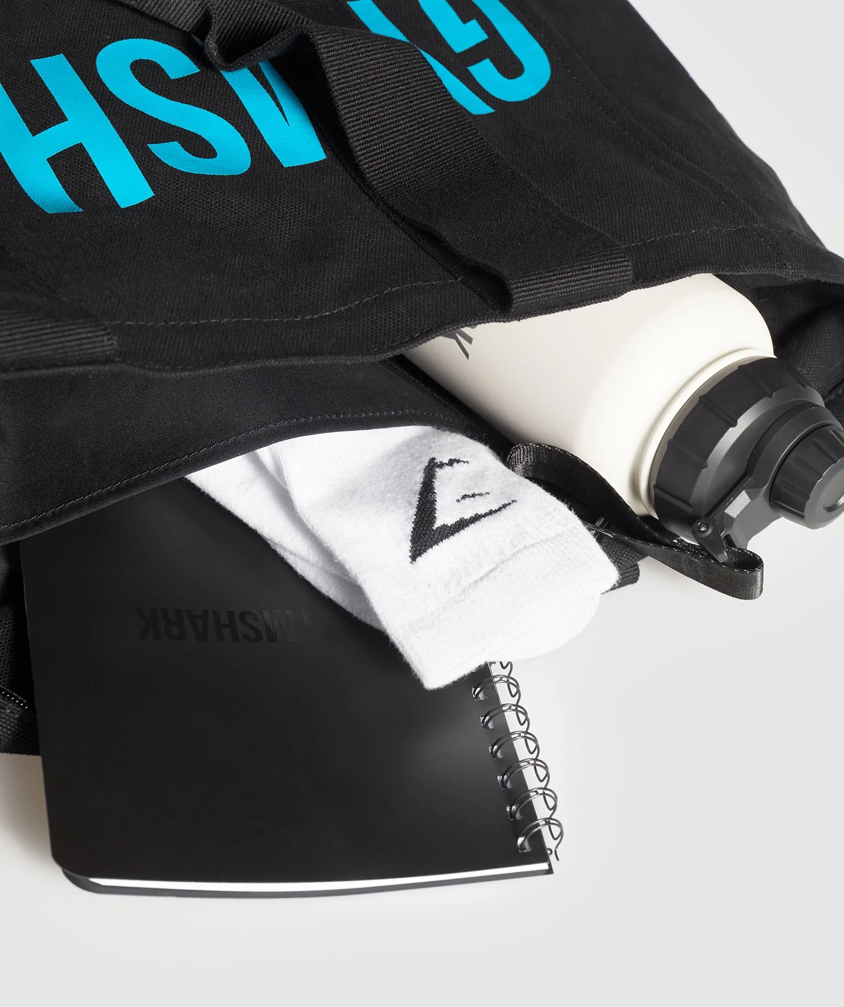 Gymshark Power Tote - Black/Brand Blue - Image 3