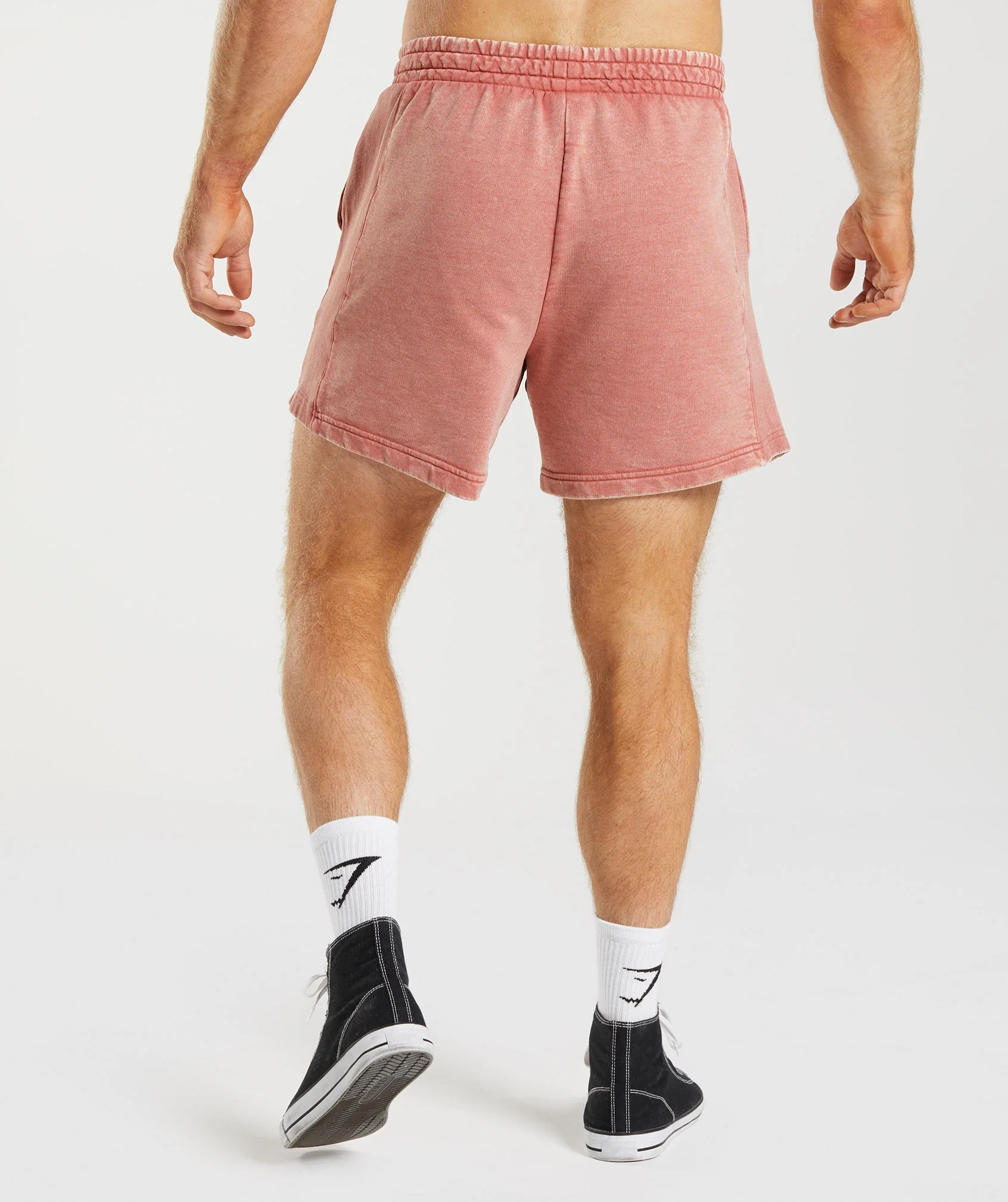 Gymshark Power Washed 5" Shorts - Rose Brown - Image 2