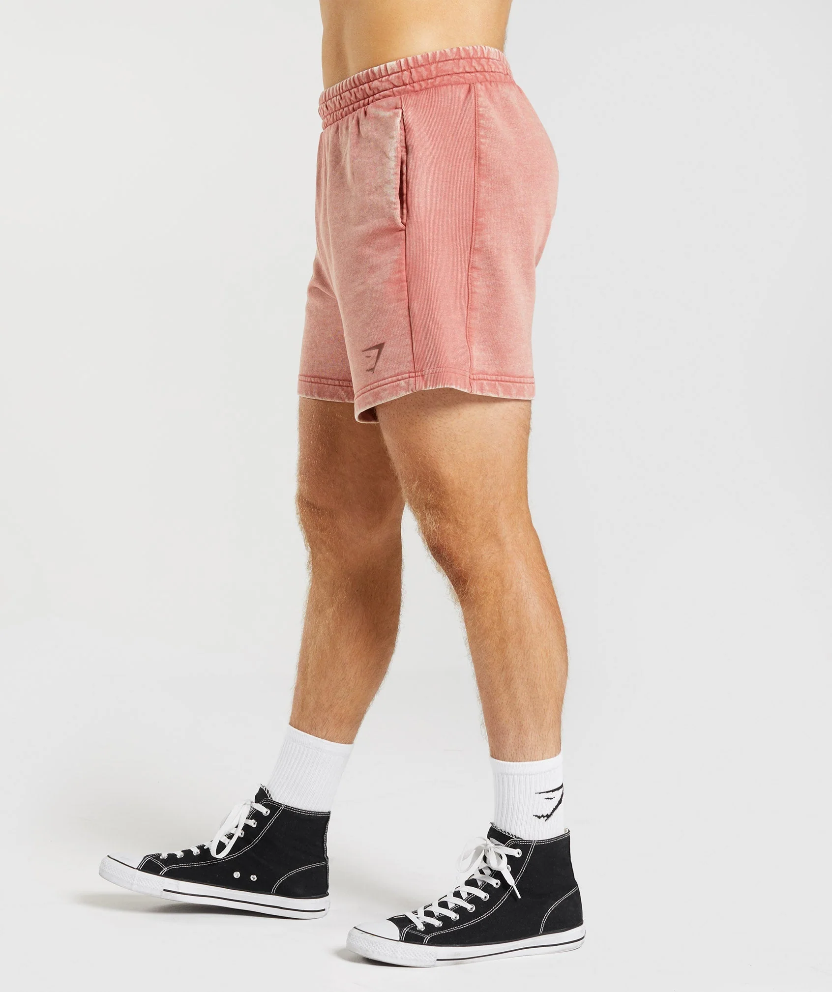 Gymshark Power Washed 5" Shorts - Rose Brown - Image 3
