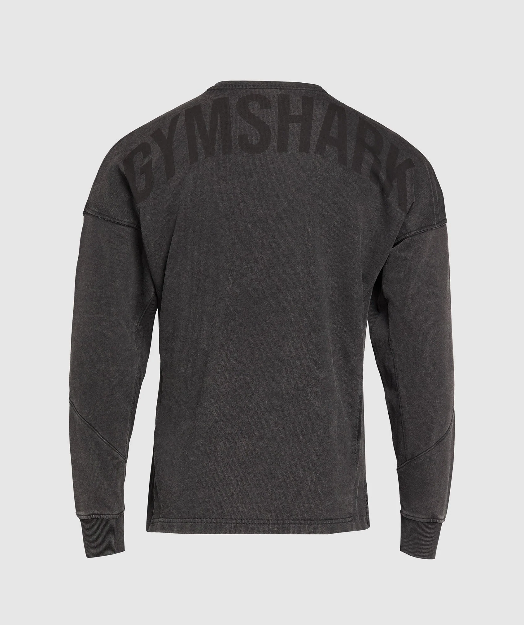 Gymshark Power Washed Crew - Black - Image 8