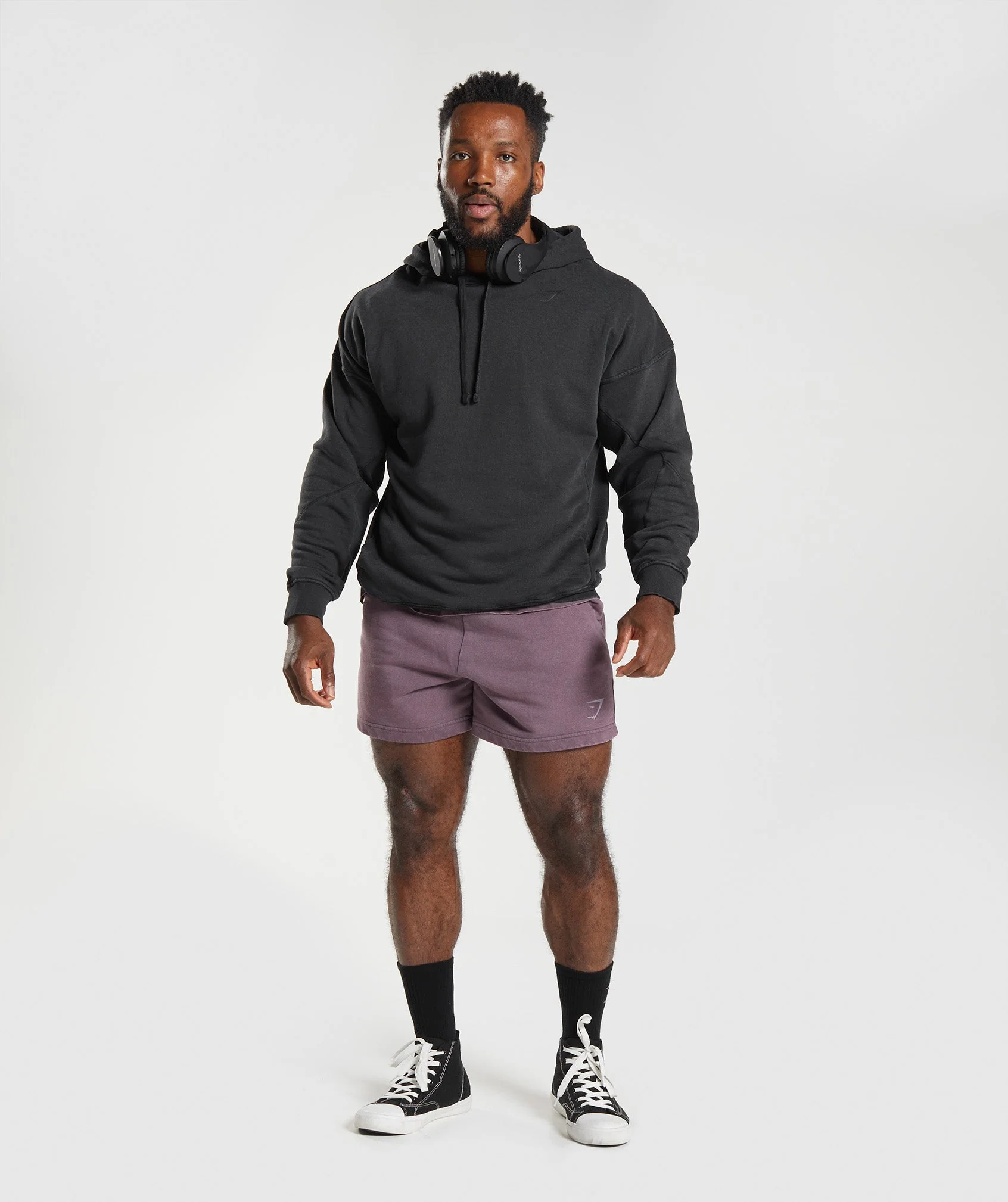 Gymshark Power Washed Hoodie - Black - Image 4