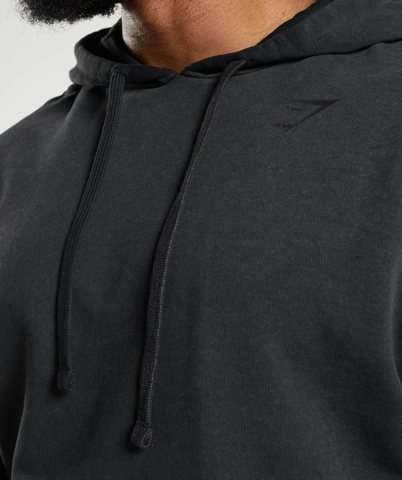 Gymshark Power Washed Hoodie - Black - Image 6