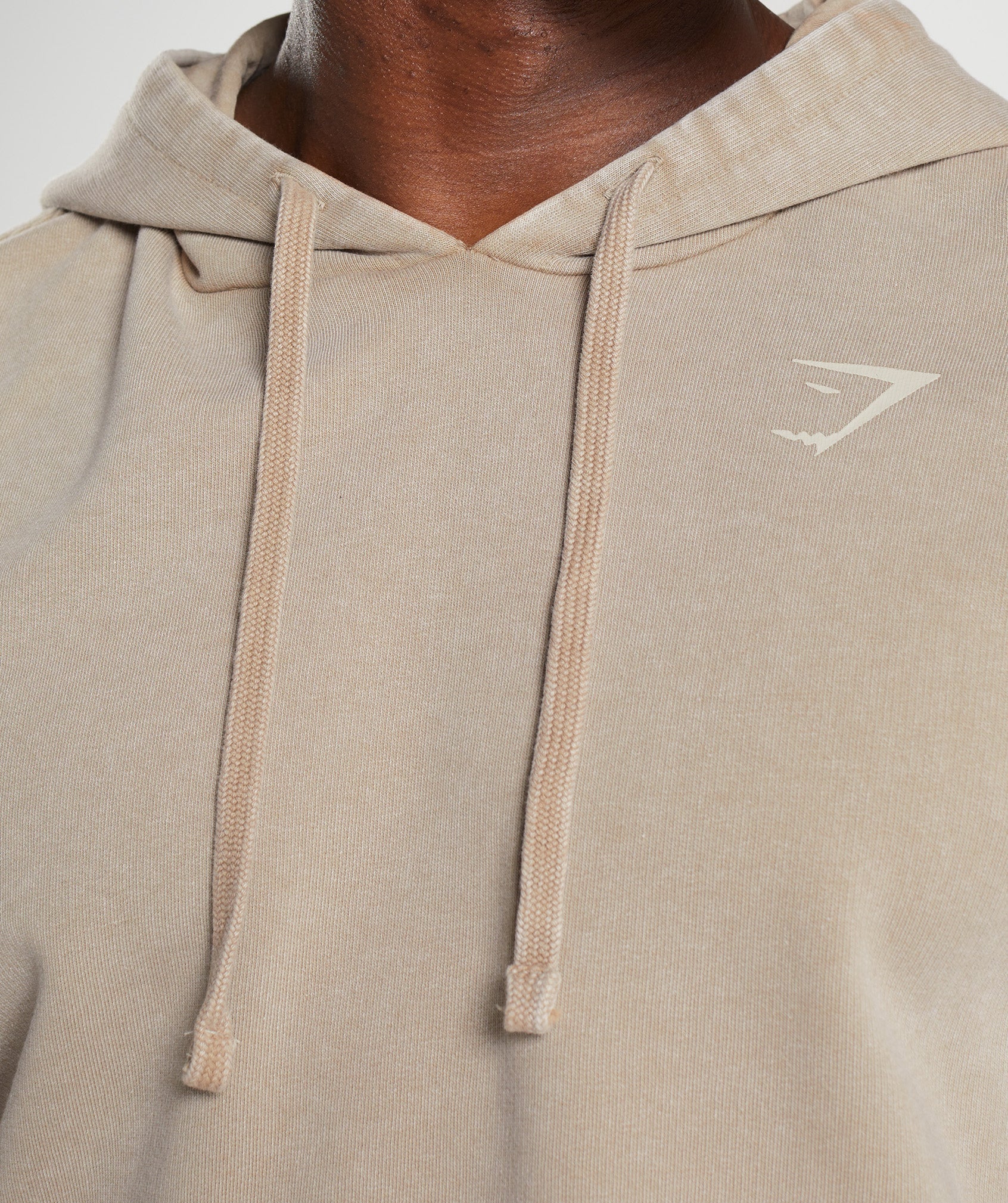Gymshark Power Washed Hoodie - Cement Brown - Image 3