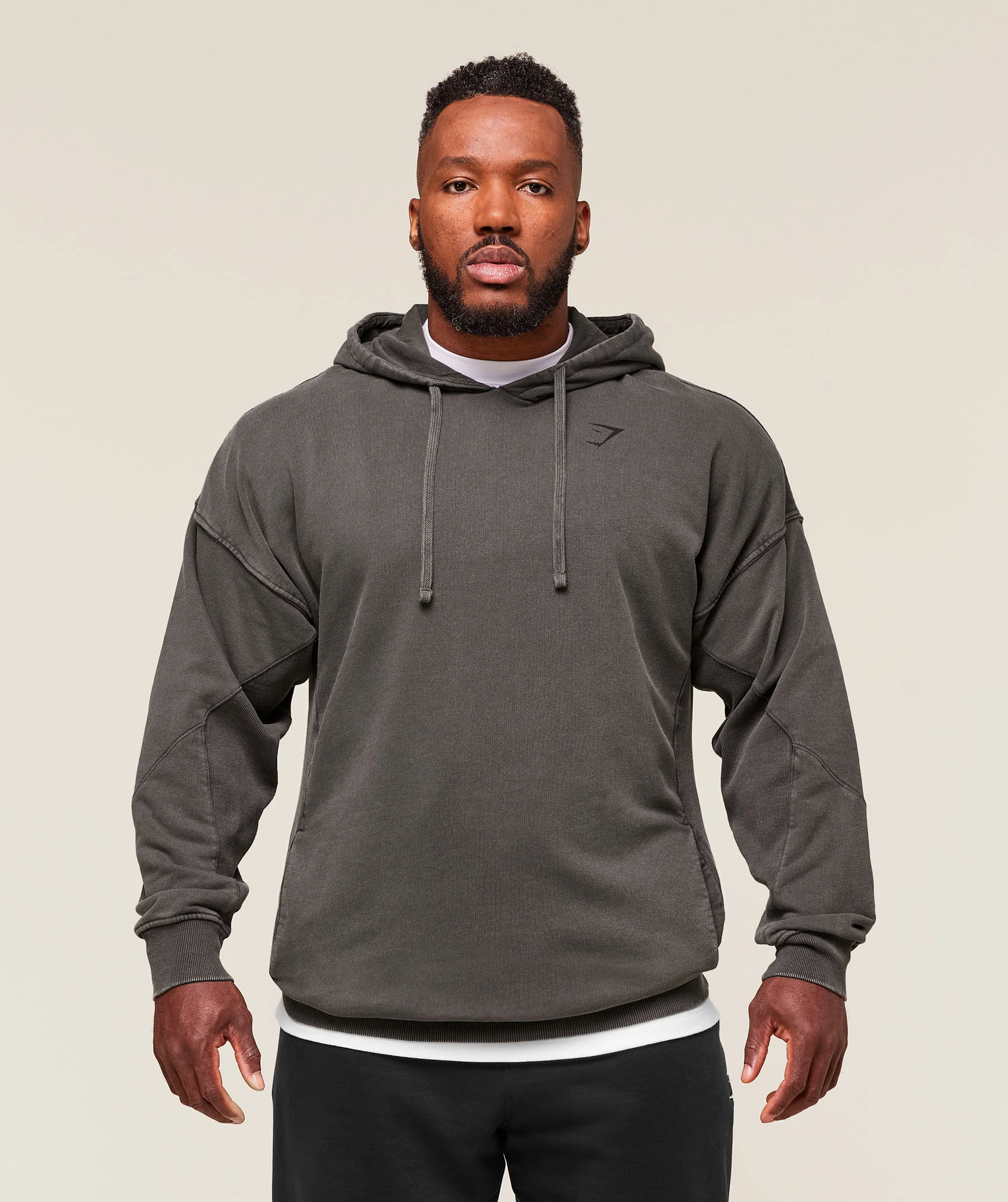 Gymshark Power Washed Hoodie - Grey - Image 2