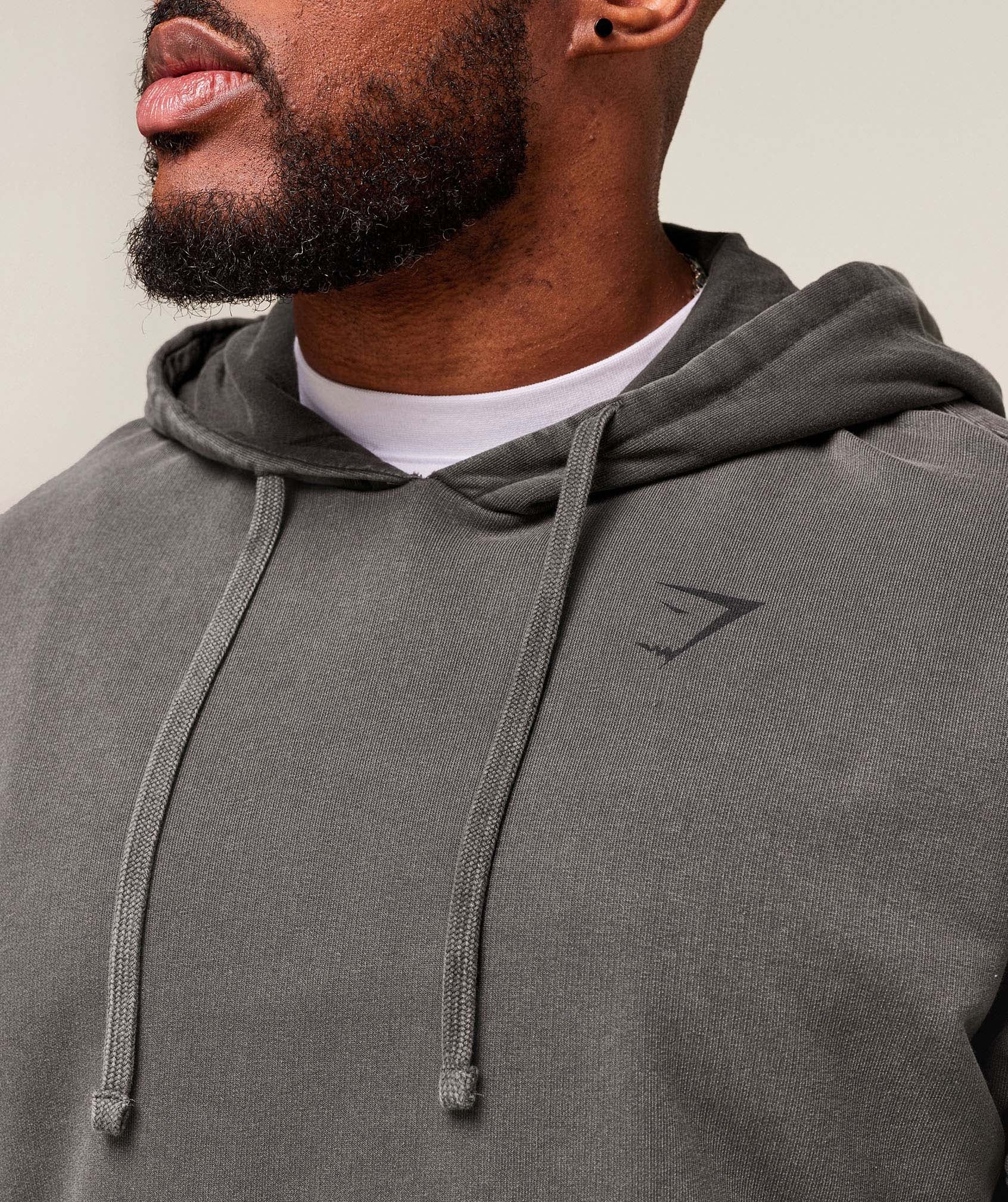 Gymshark Power Washed Hoodie - Grey - Image 5