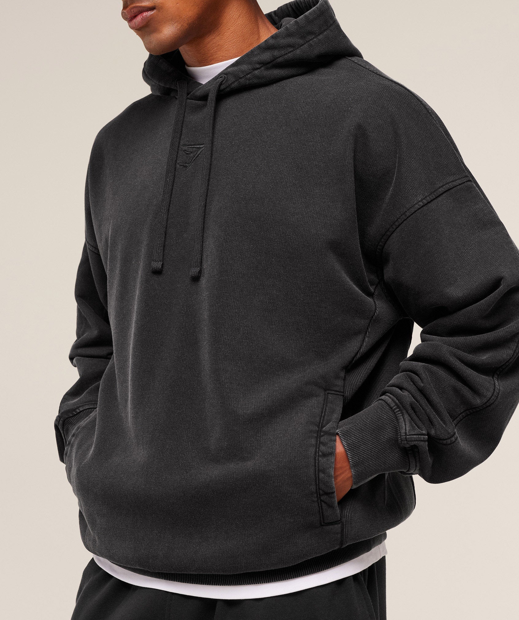 Gymshark Power Washed Hoodie - GS Black - Image 7