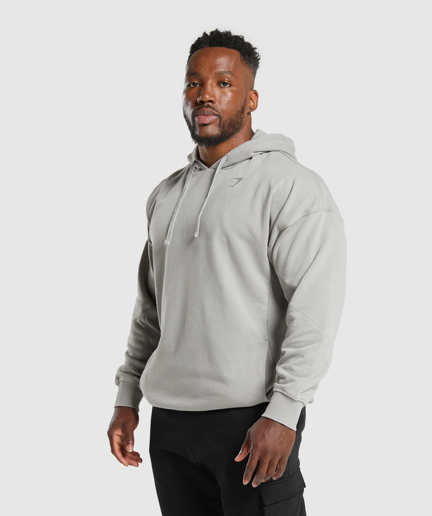 Gymshark Power Washed Hoodie - Smokey Grey - Image 3