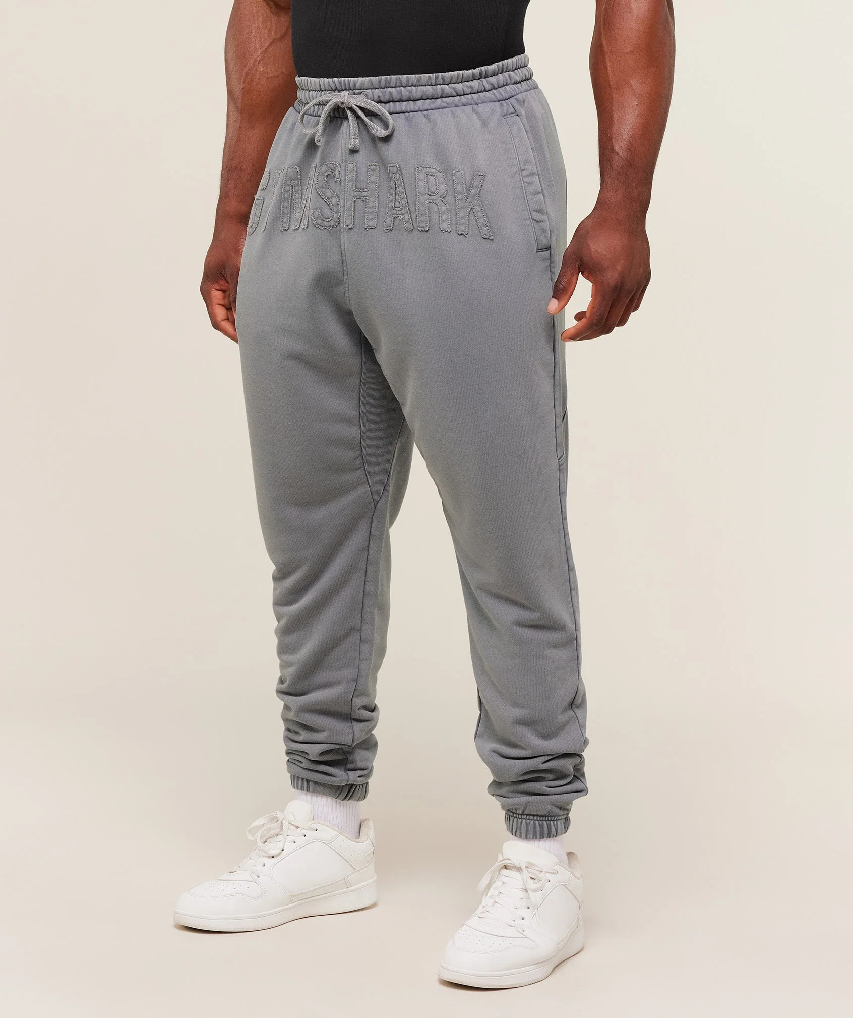 Gymshark Power Washed Joggers - GS Medium Grey - Image 4