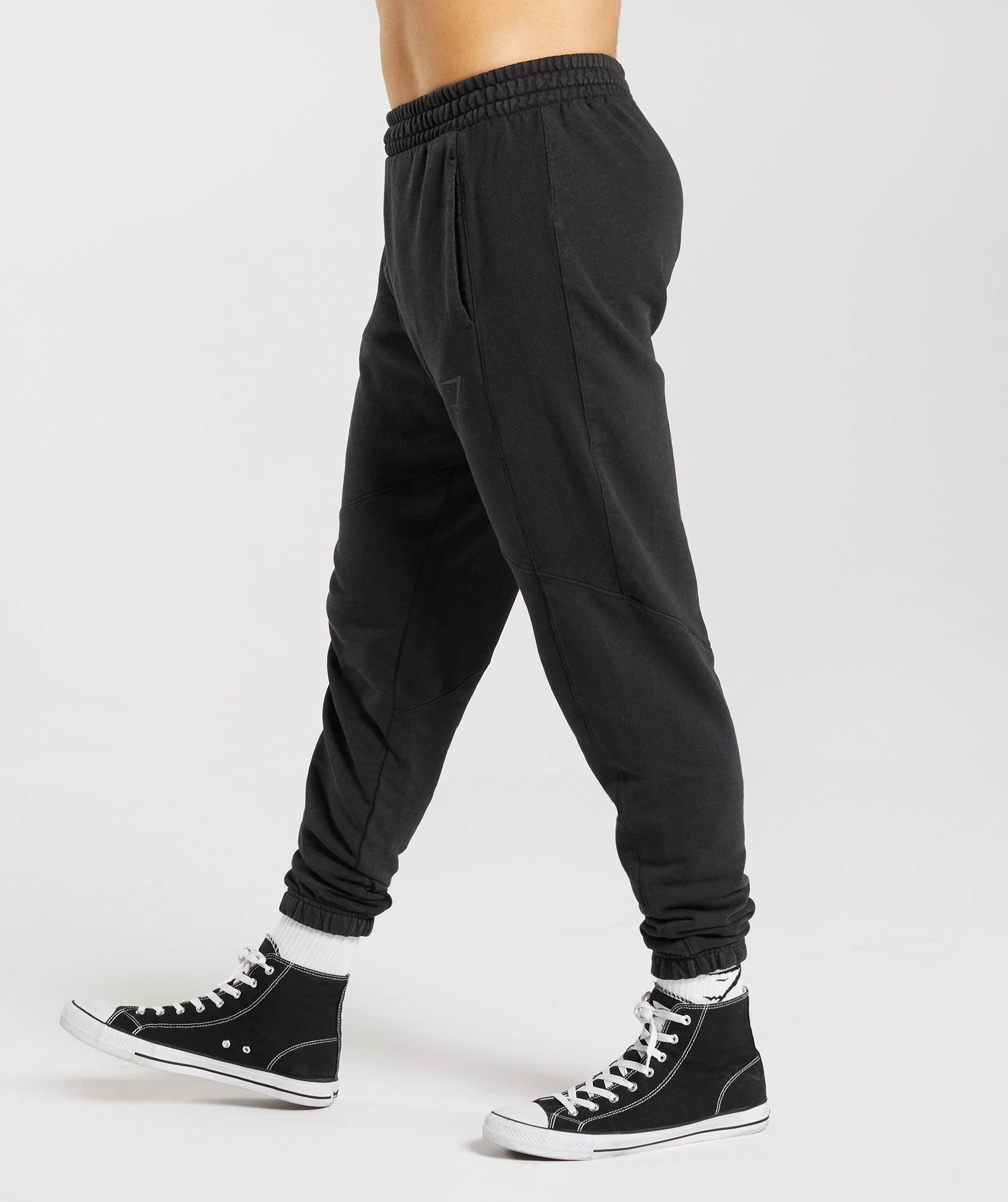 Gymshark Power Washed Joggers - Black - Image 3