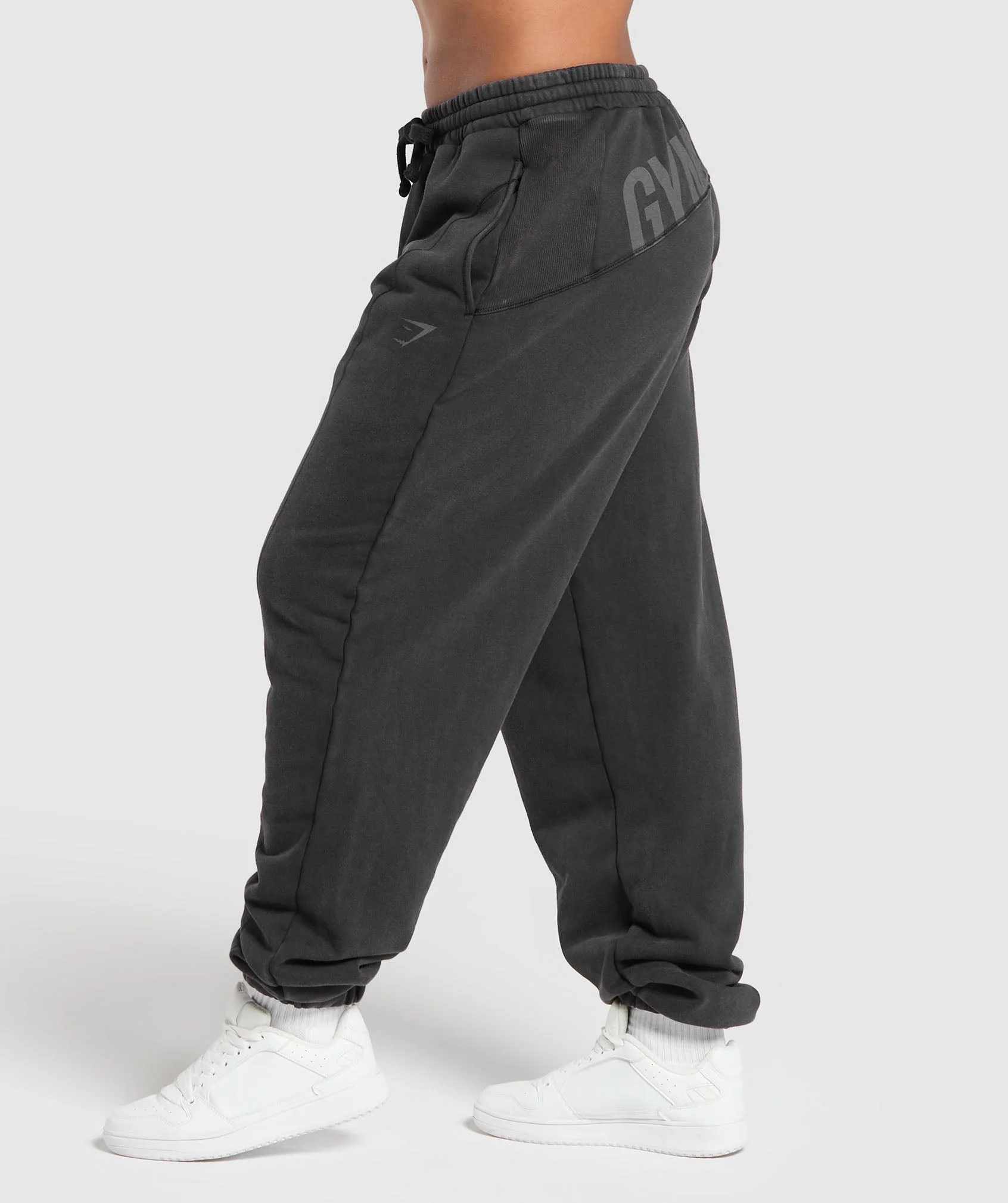 Gymshark Power Washed Joggers - Black - Image 3