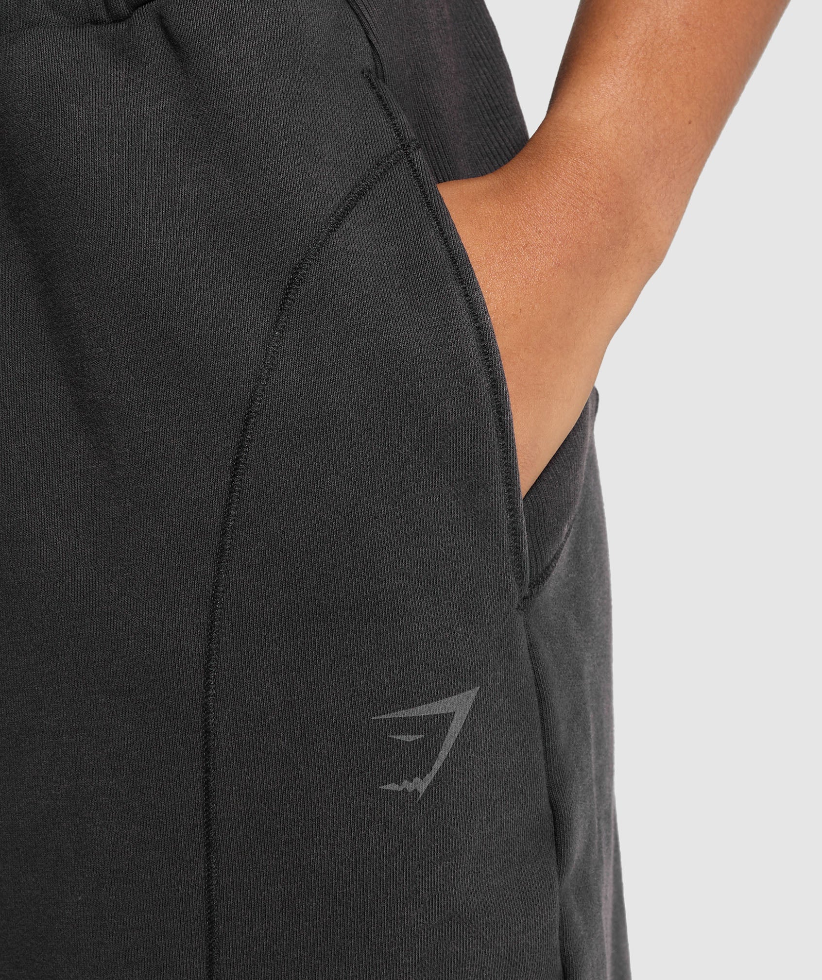 Gymshark Power Washed Joggers - Black - Image 5