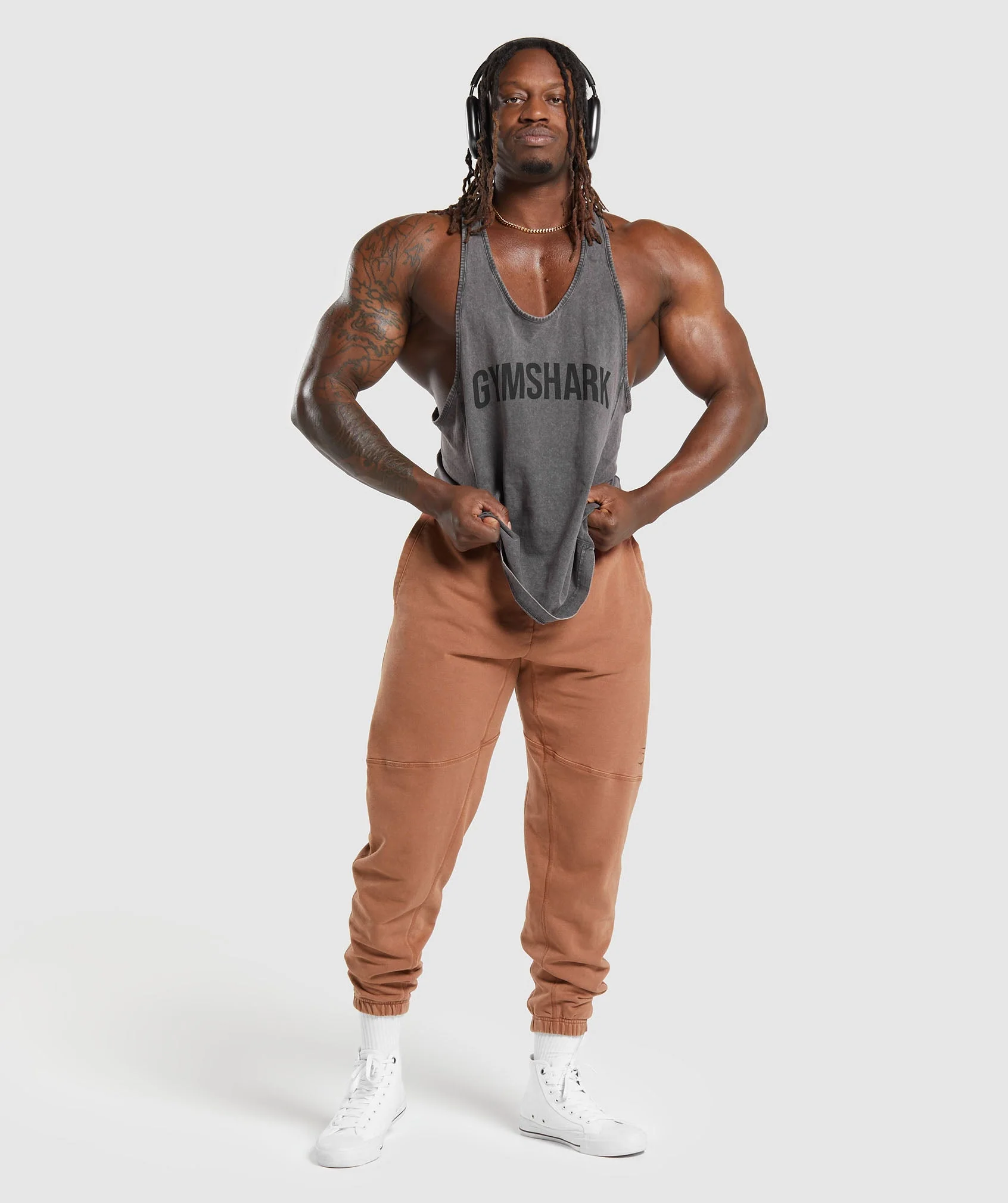 Gymshark Heritage Joggers - Canyon Brown - Image 4