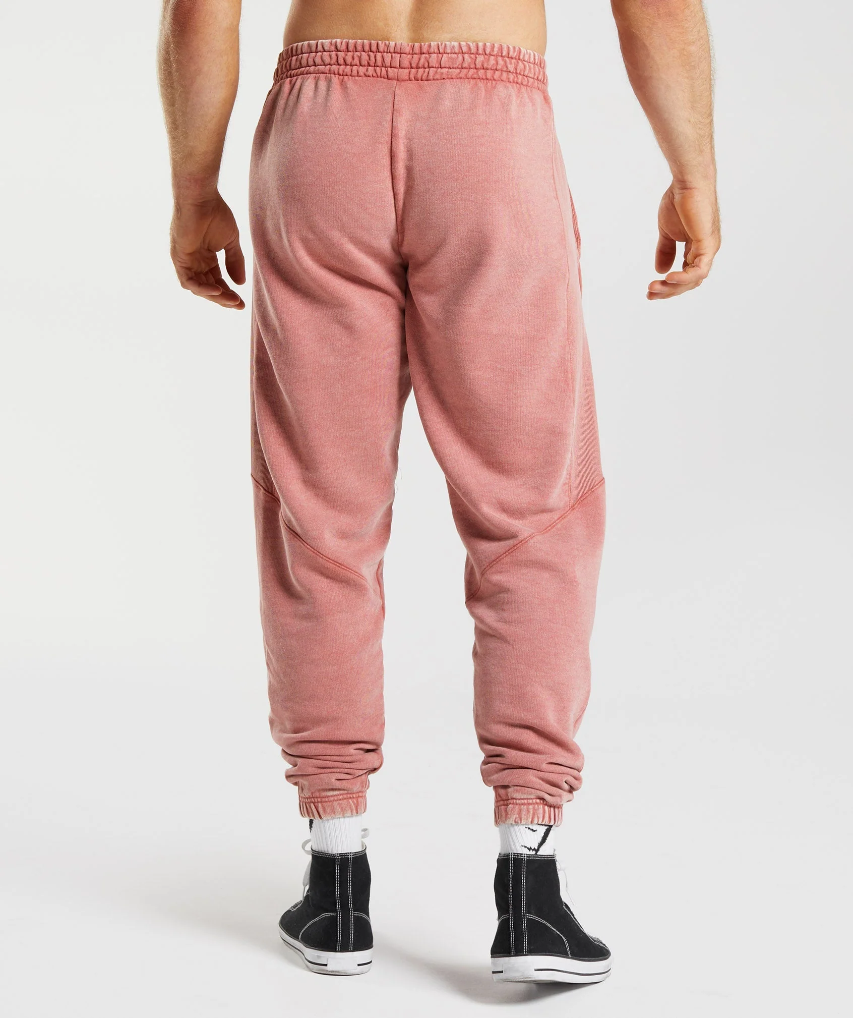 Gymshark Power Washed Joggers - Rose Brown - Image 2