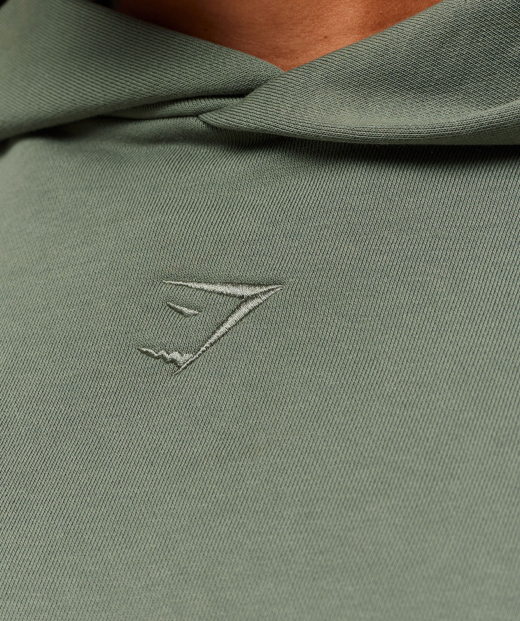 Gymshark Power Washed Oversized Hoodie - Unit Green/Acid Wash - Image 6