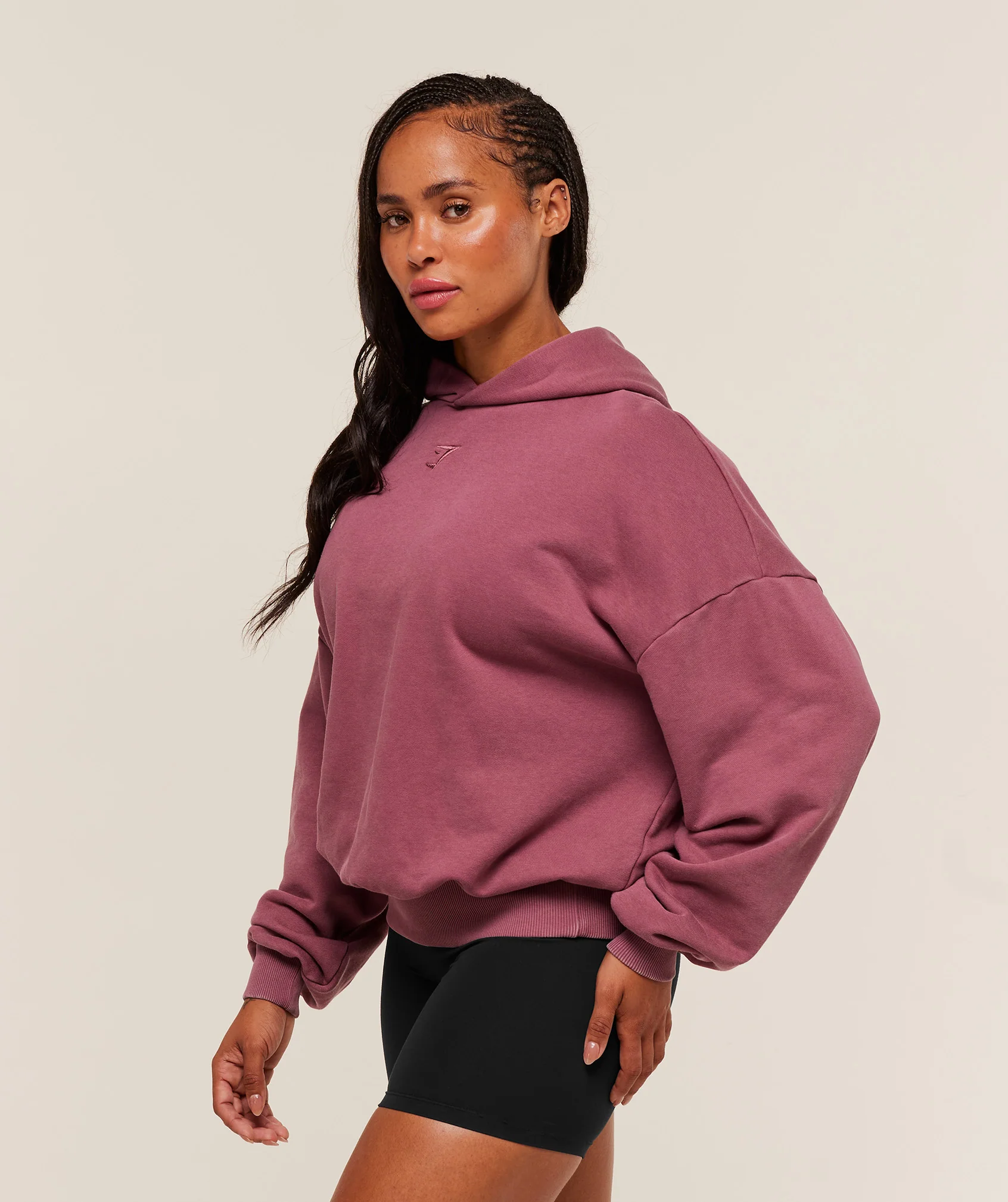 Gymshark Power Washed Oversized Hoodie - Reset Pink/Acid Wash - Image 3