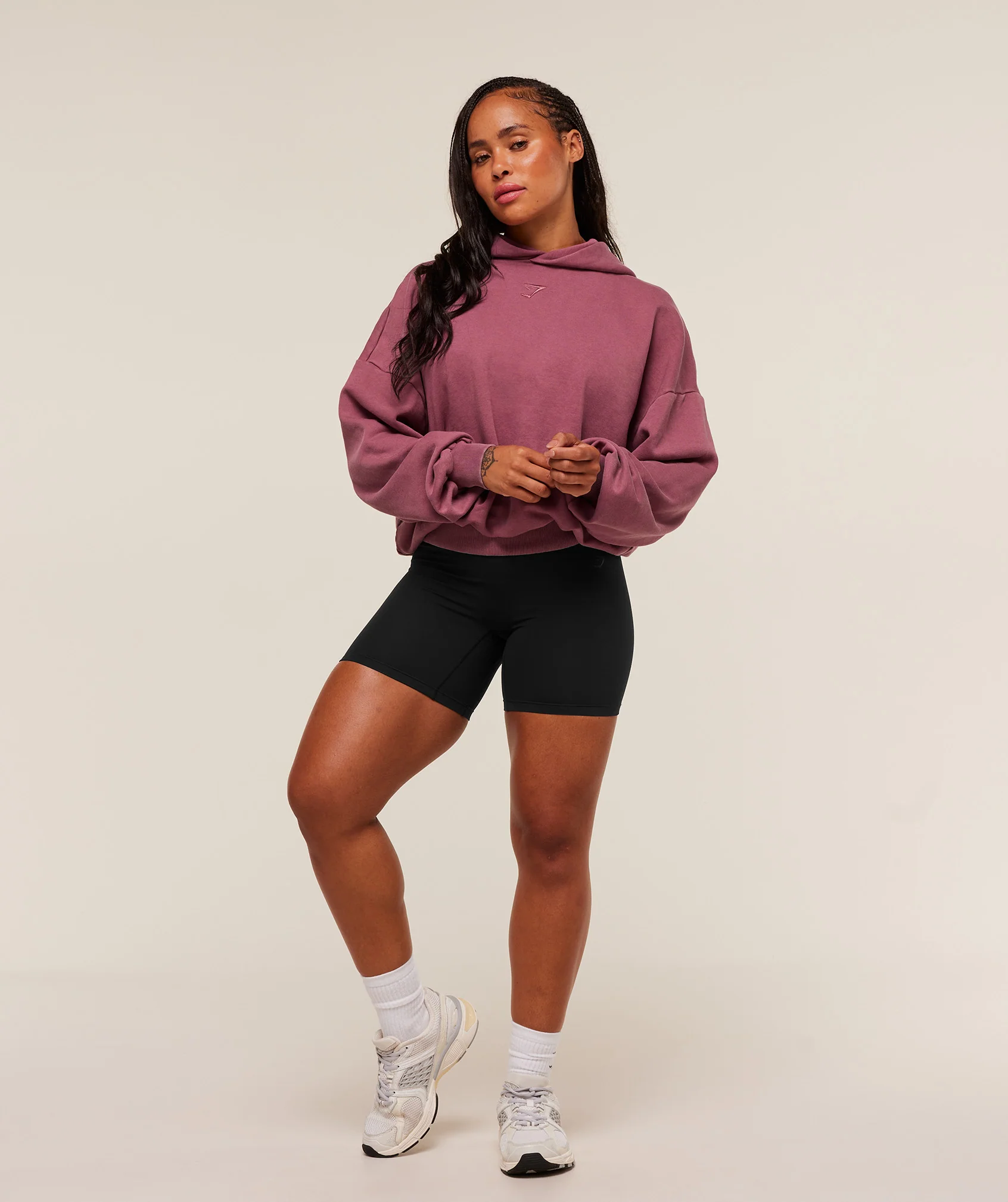 Gymshark Power Washed Oversized Hoodie - Reset Pink/Acid Wash - Image 4