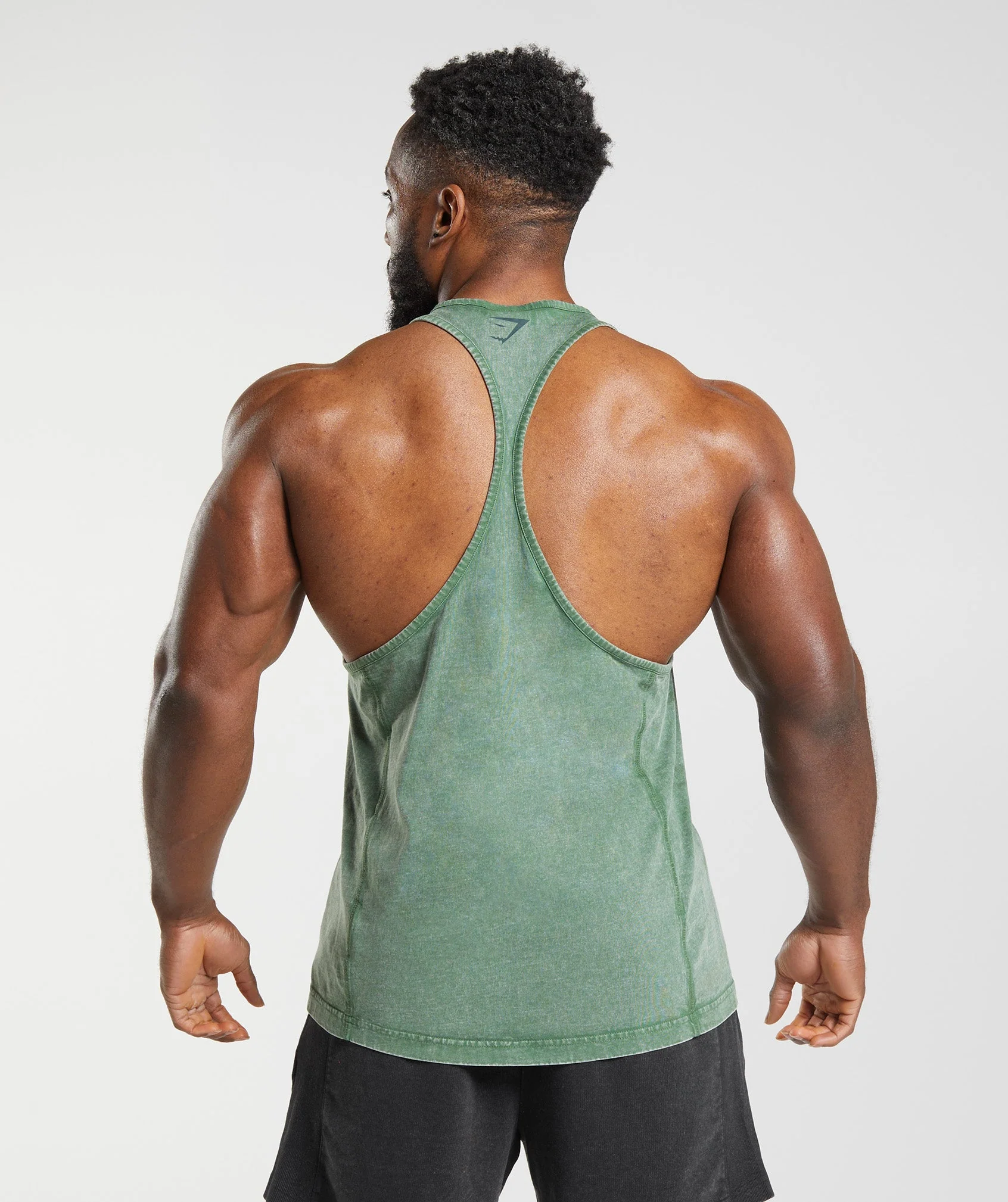 Gymshark Power Washed Stringer - Iguana Green - Image 2