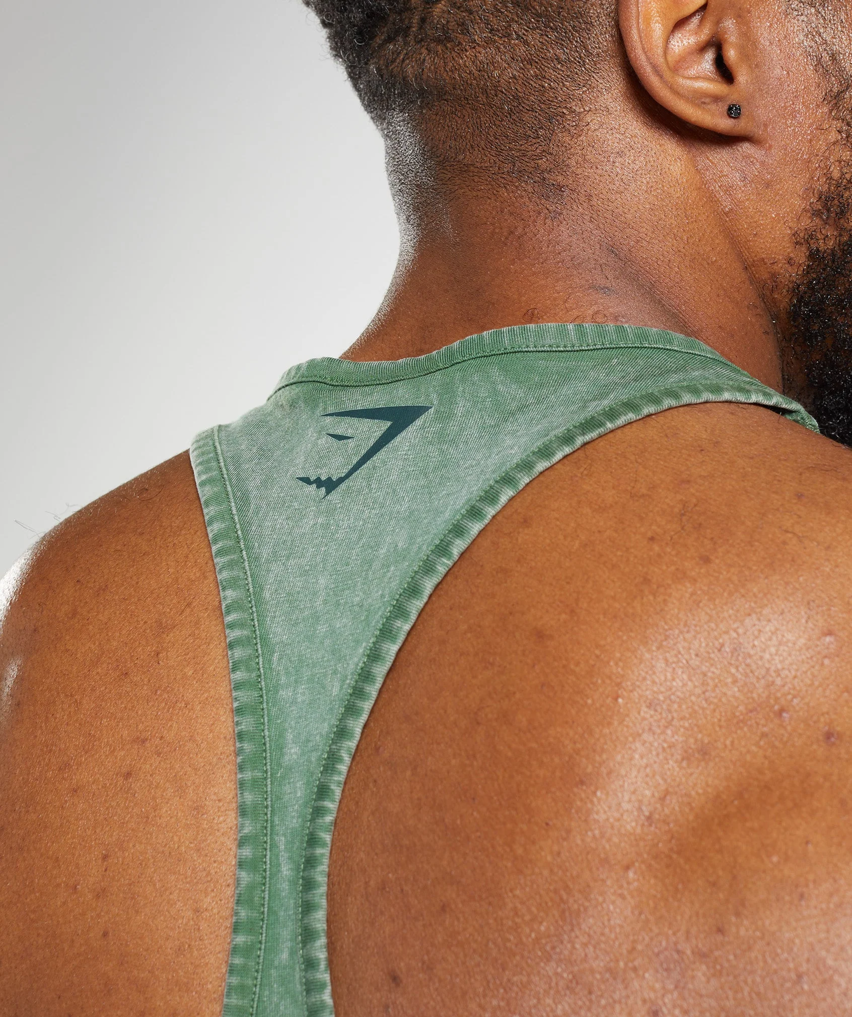 Gymshark Power Washed Stringer - Iguana Green - Image 6