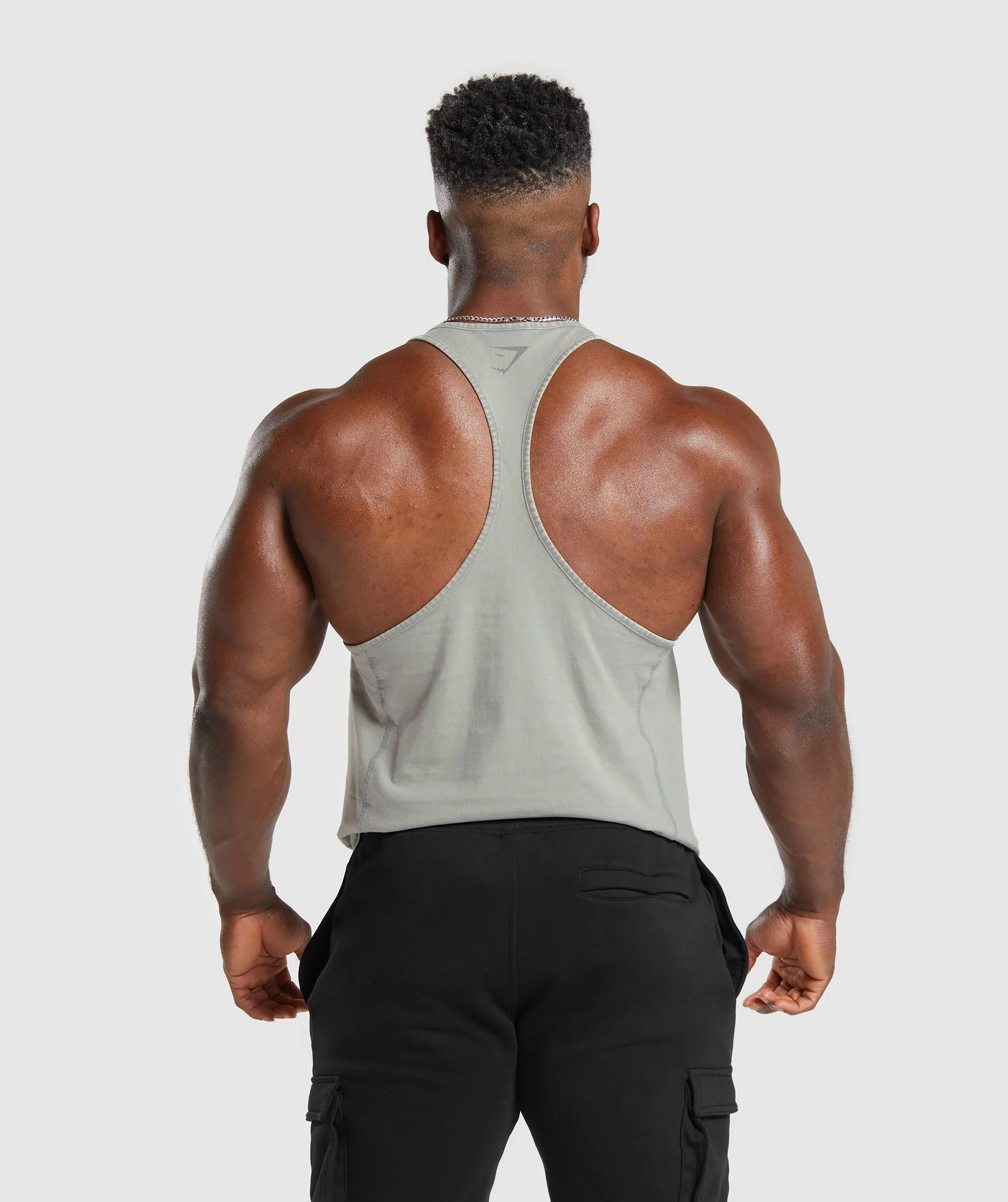 Gymshark Power Washed Stringer - Smokey Grey - Image 2