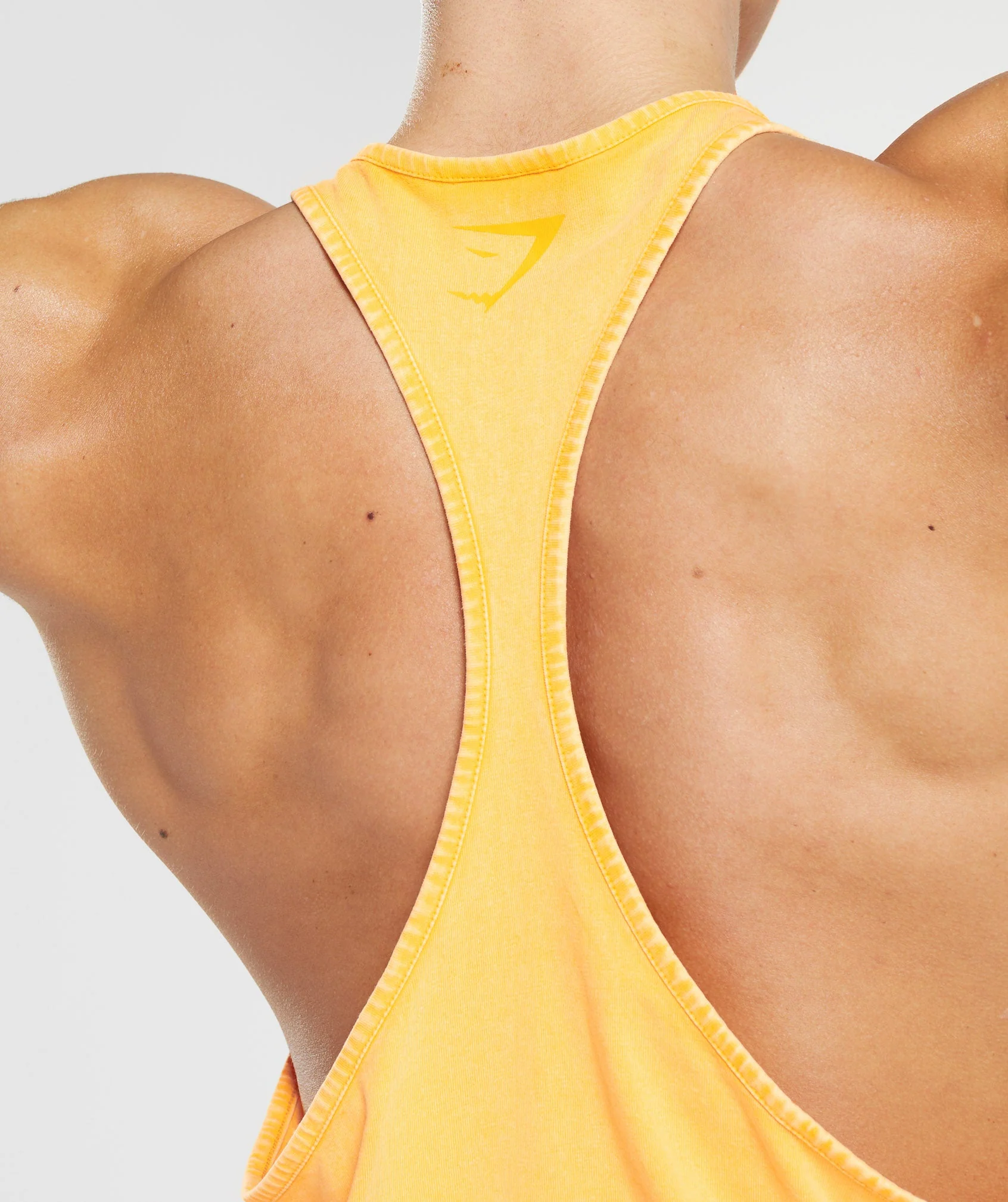 Gymshark Power Washed Stringer - Sunny Yellow - Image 6
