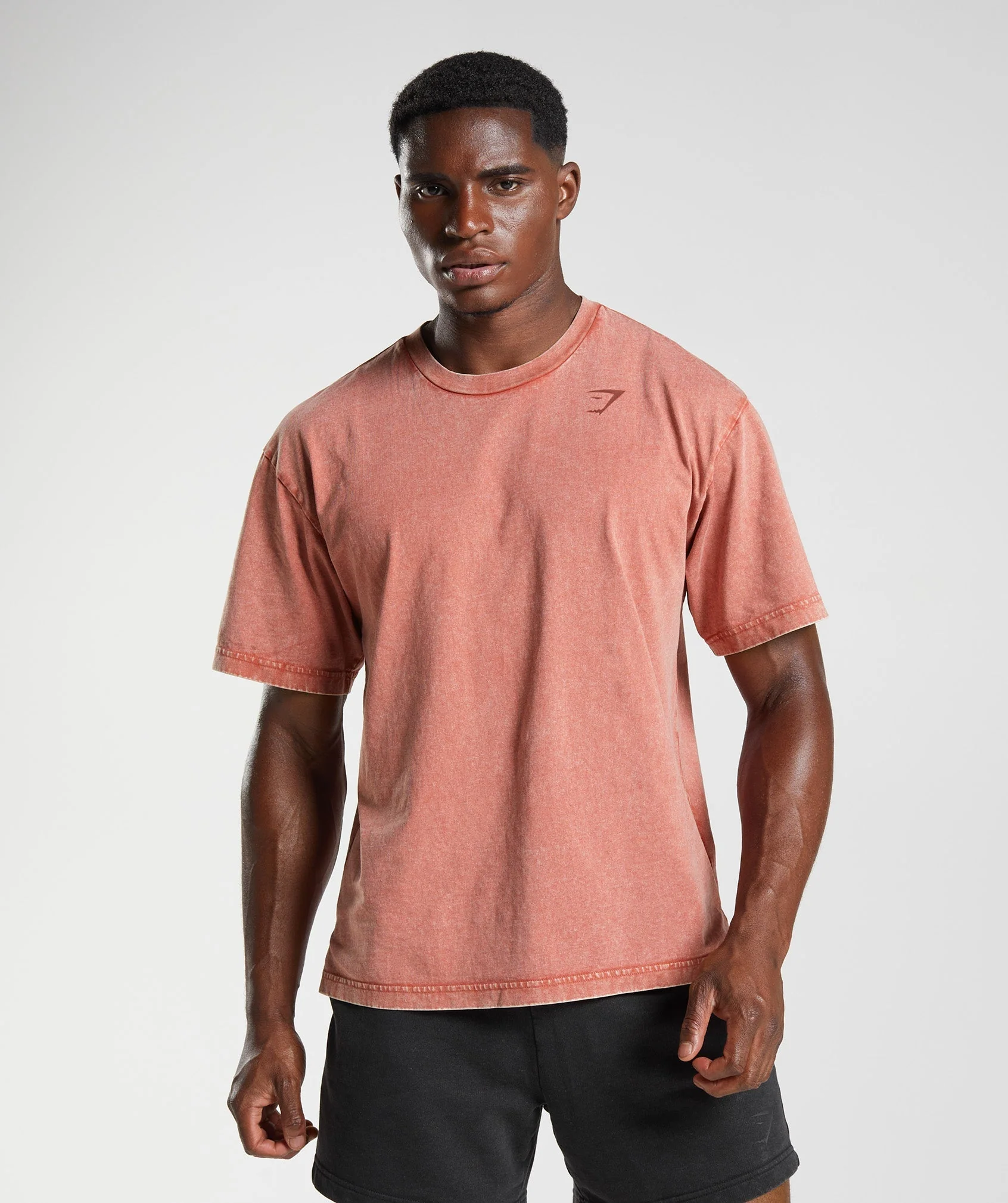 Gymshark Power Washed T-Shirt - Rose Brown - Image 2