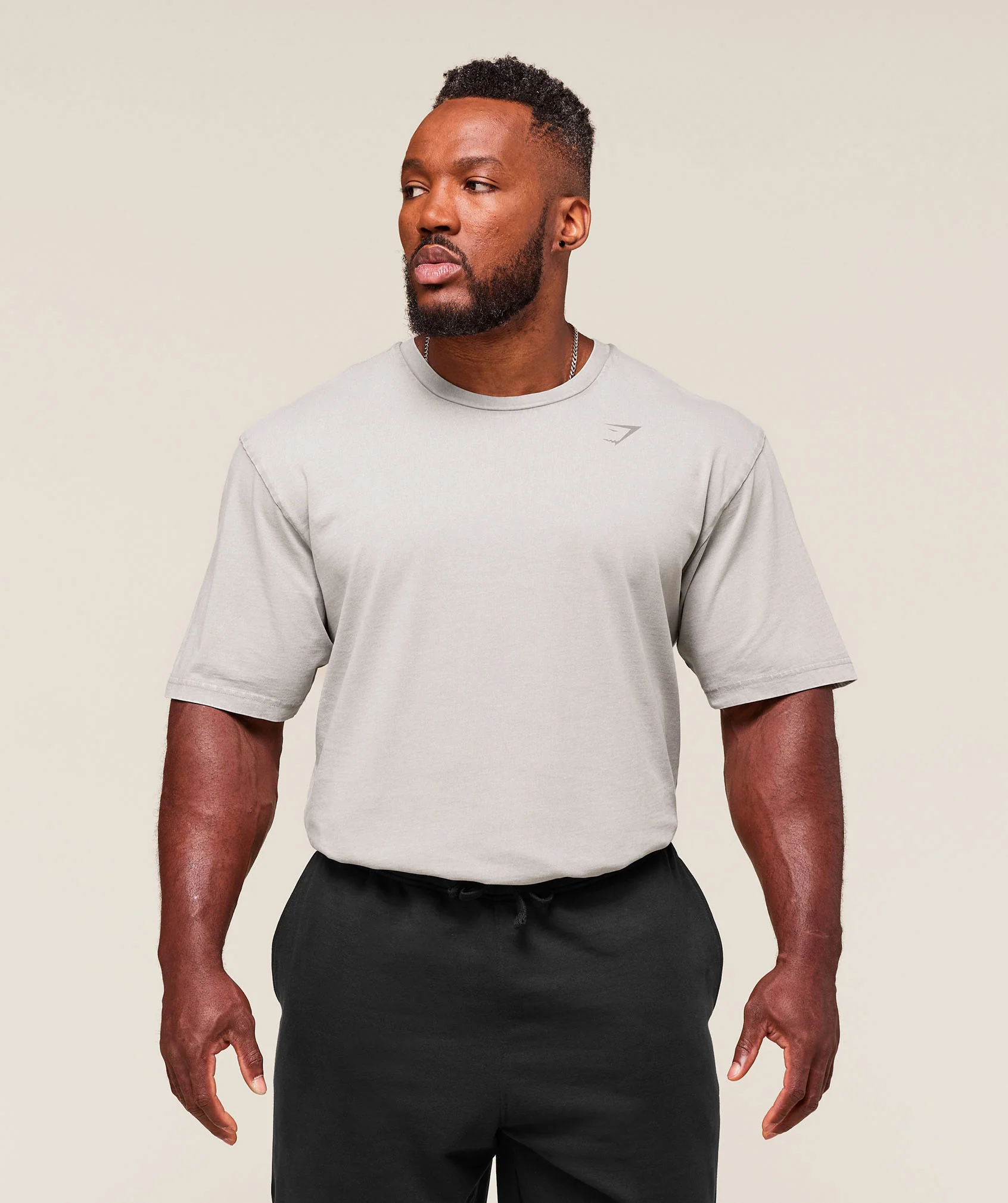 Gymshark Power Washed T-Shirt - Smokey Grey - Image 2