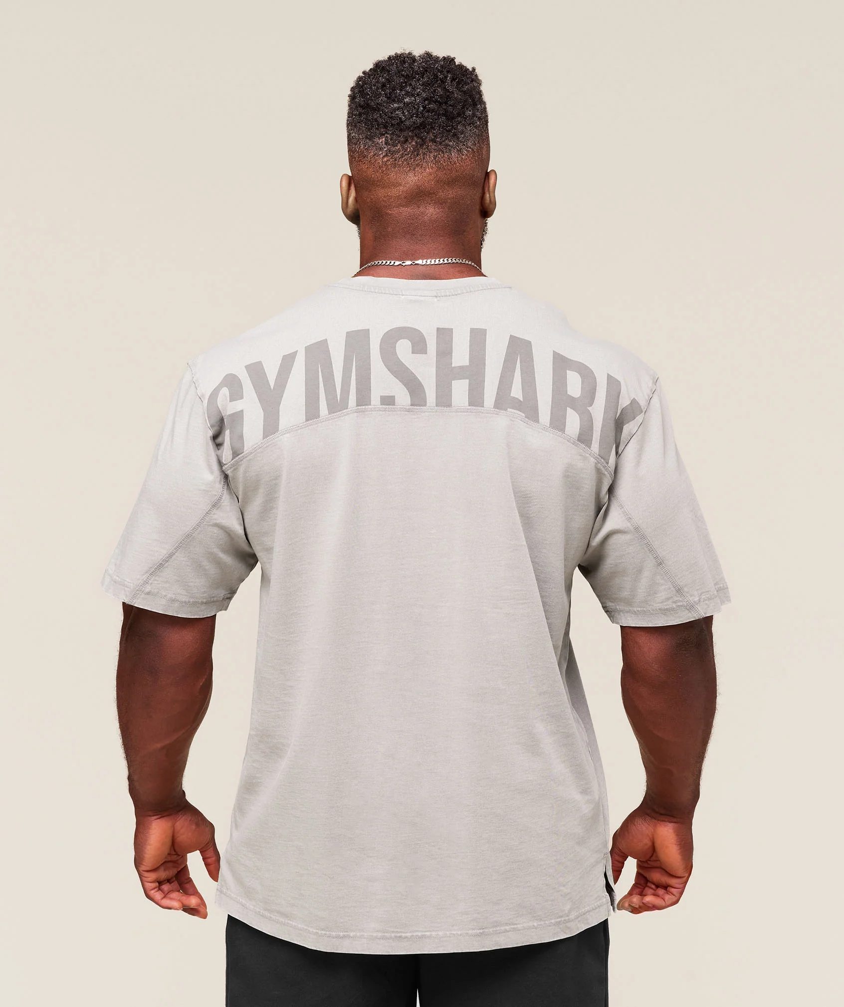 Gymshark Power Washed T-Shirt - Smokey Grey - Image 5