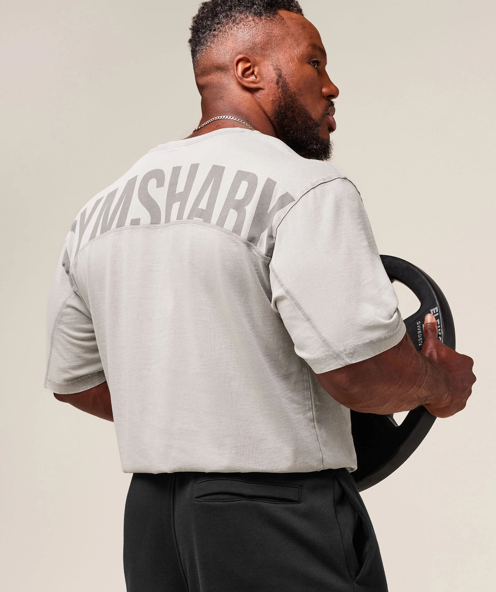 Gymshark Power Washed T-Shirt - Smokey Grey - Image 6