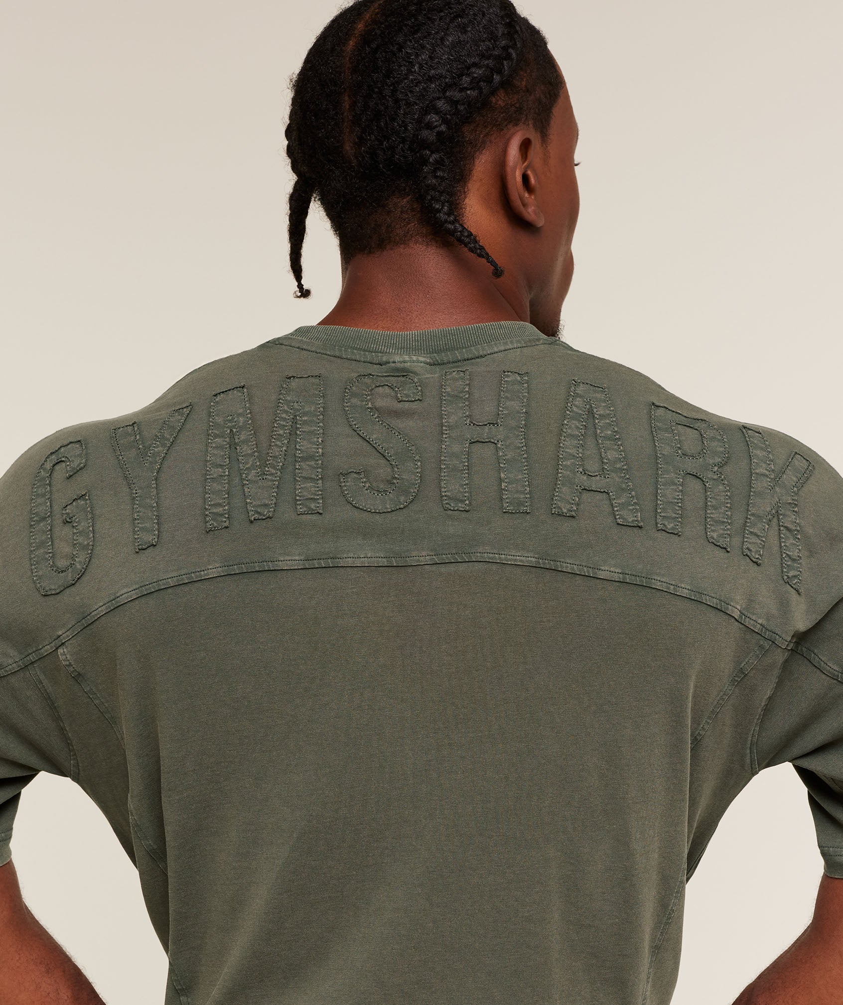 Gymshark Power Washed T-Shirt - GS Strength Green - Image 5