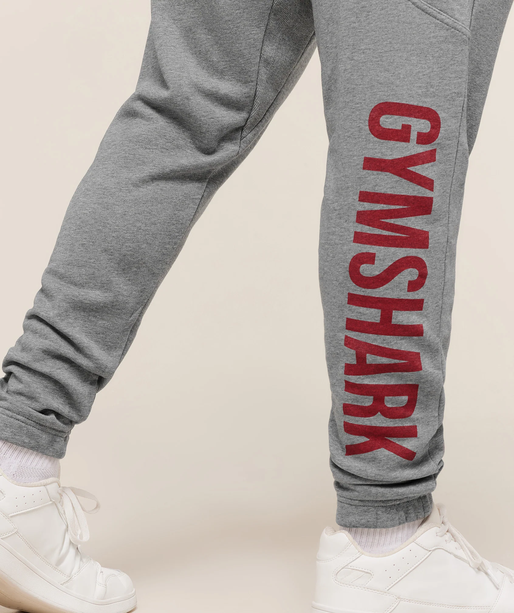 Gymshark Power Wordmark Joggers - Charcoal Core Marl - Image 6