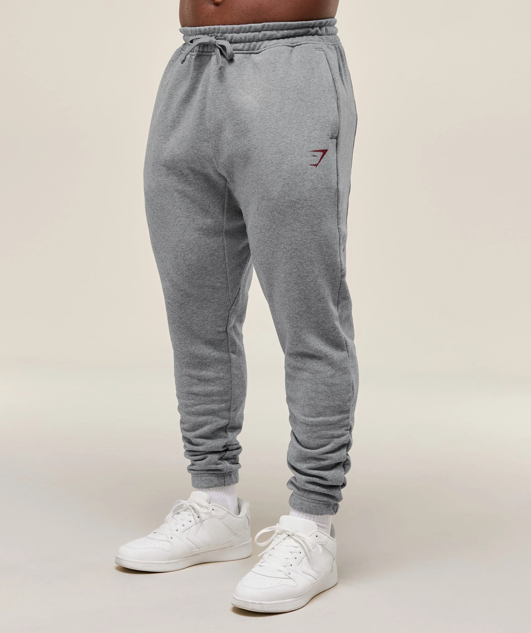 Gymshark Power Wordmark Joggers - Charcoal Core Marl - Image 3