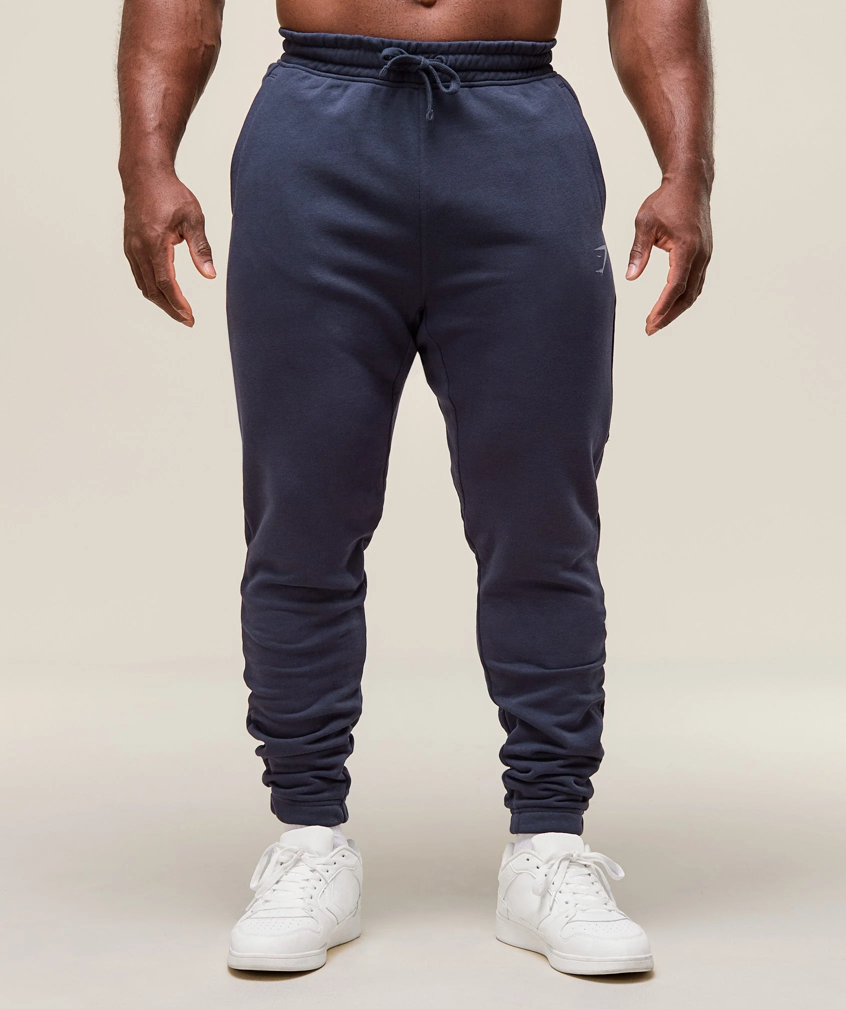 Gymshark Power Wordmark Joggers - Heavy Blue - Image 2