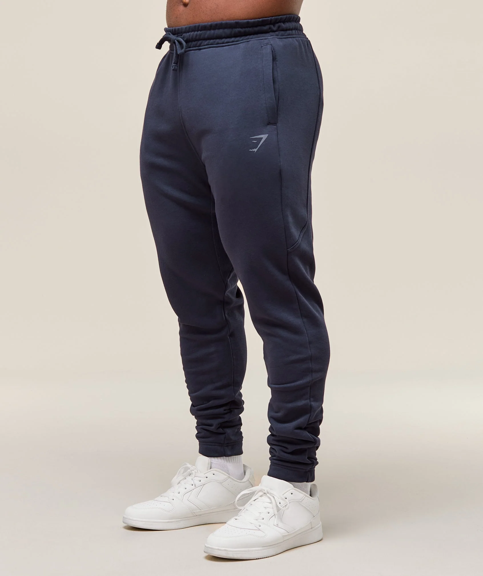 Gymshark Power Wordmark Joggers - Heavy Blue - Image 3