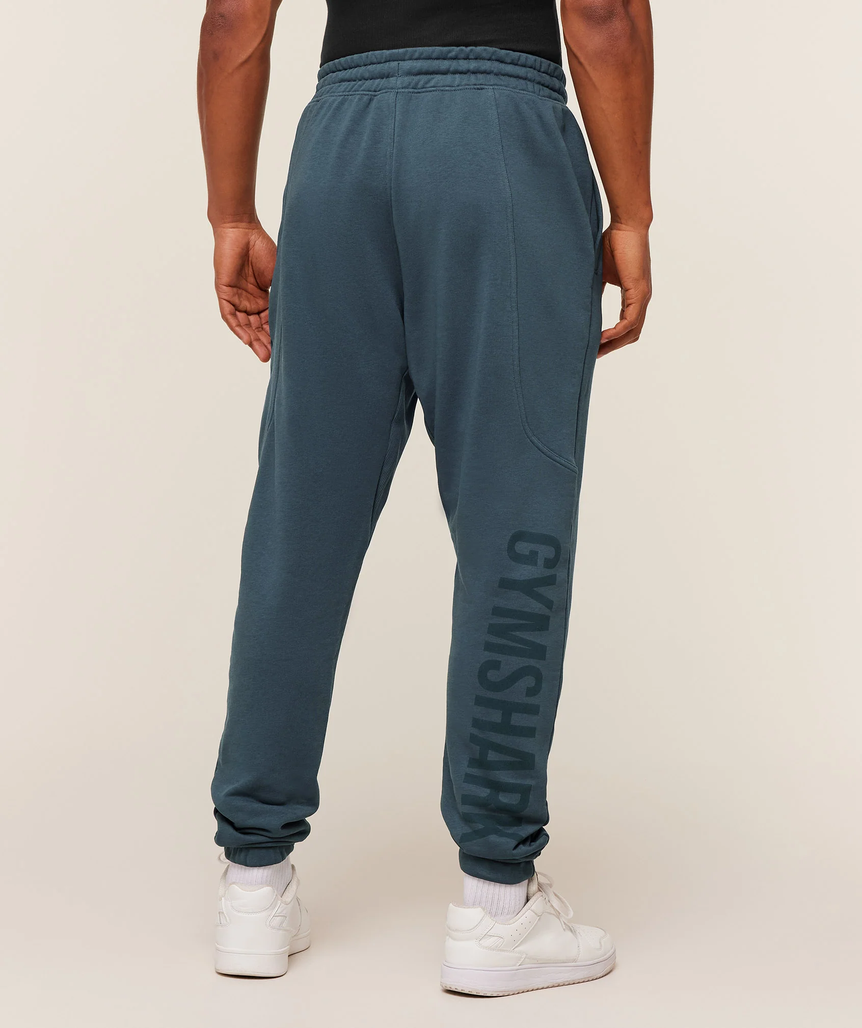 Gymshark Power Wordmark Joggers - GS Stealth Blue - Image 2