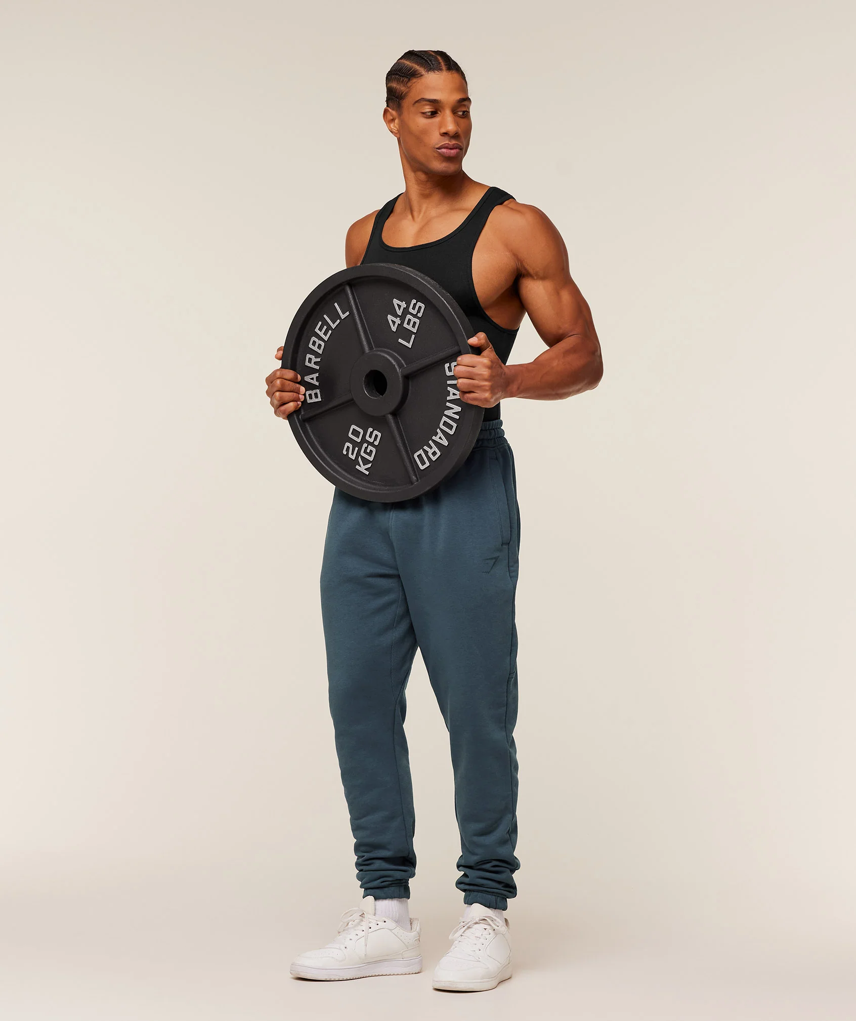Gymshark Power Wordmark Joggers - GS Stealth Blue - Image 4