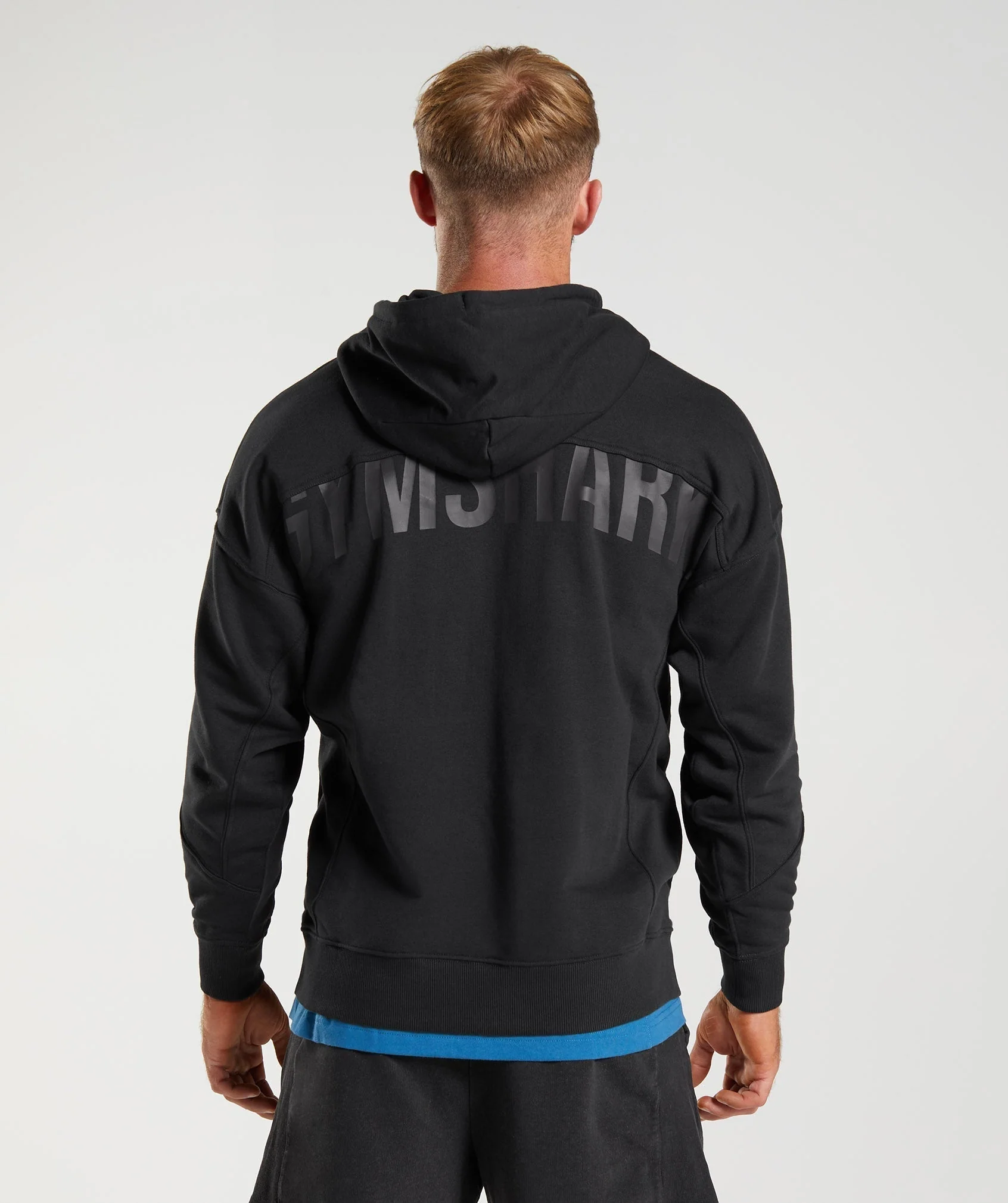 Gymshark Power Zip Hoodie - Black - Image 3