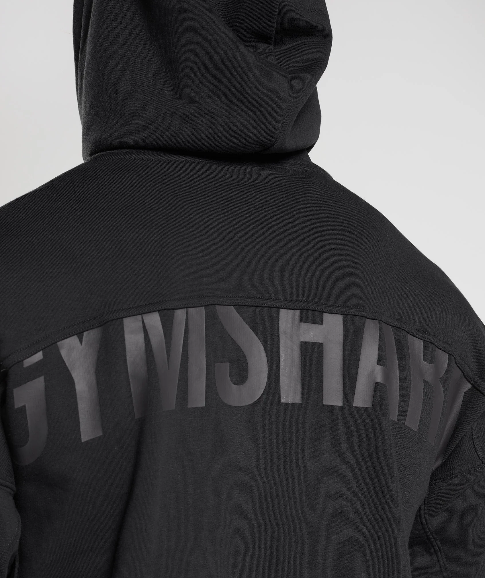 Gymshark Power Zip Hoodie - Black - Image 7