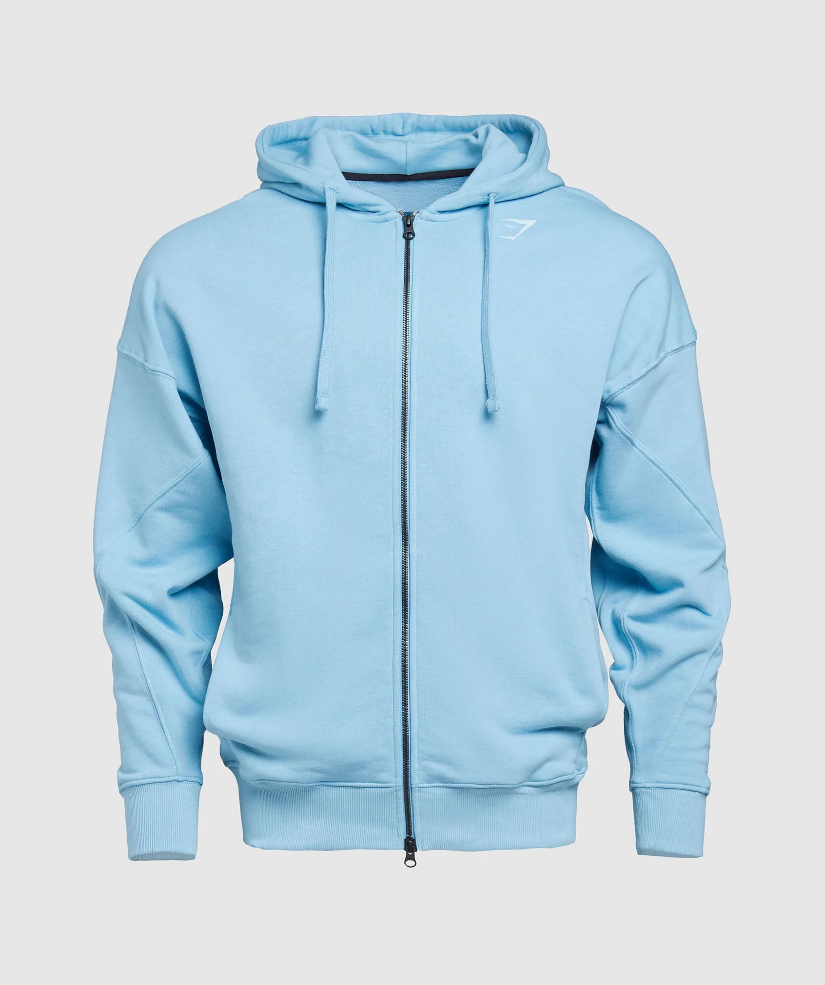 Gymshark Power Zip Hoodie - Ozone Blue - Image 4