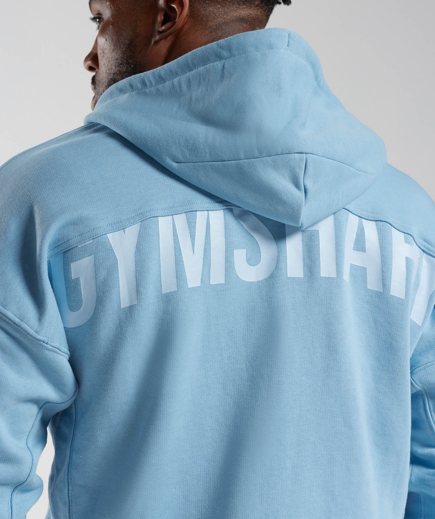 Gymshark Power Zip Hoodie - Ozone Blue - Image 5